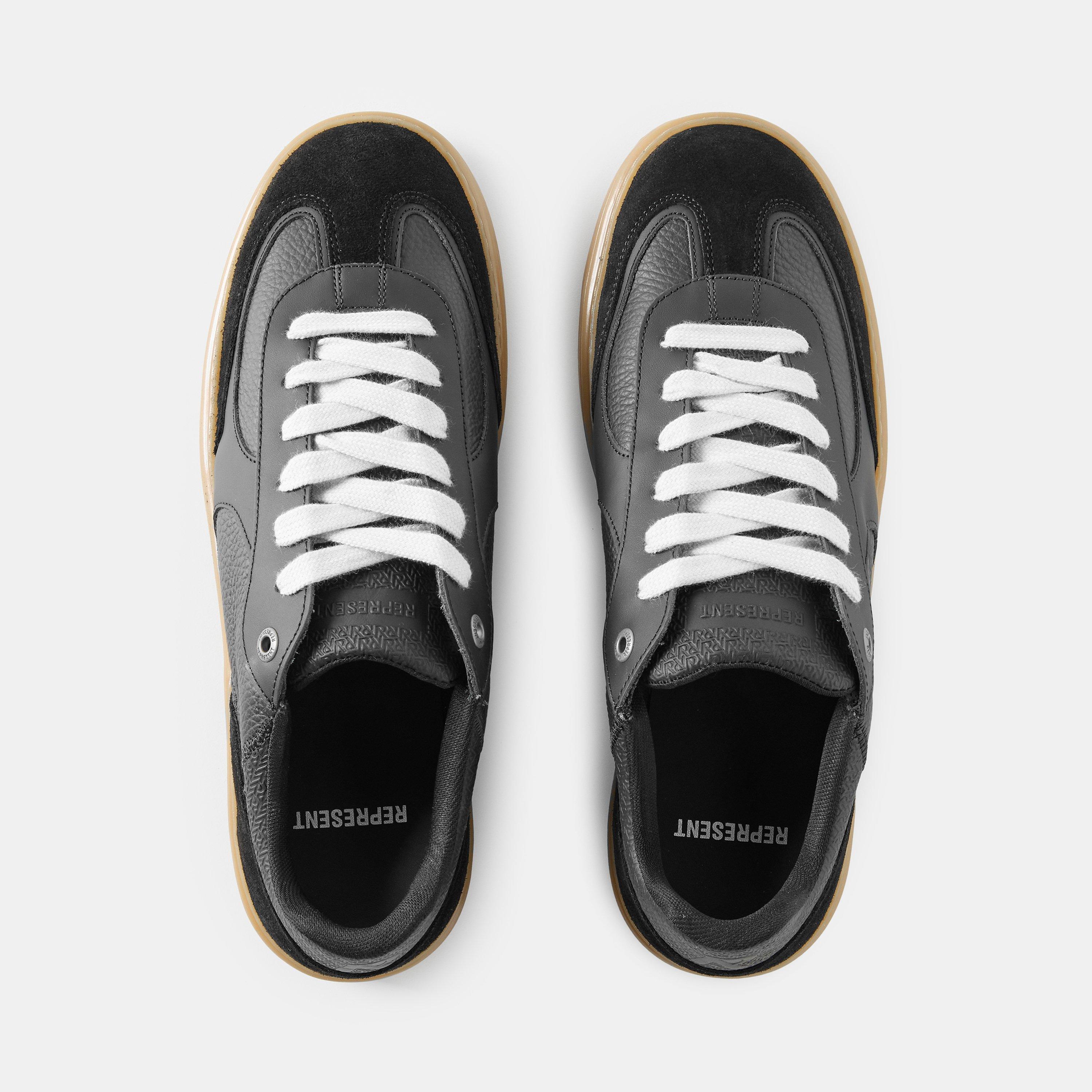 Black Gum - Represent - Men's Virtus Chunky Sole Chunky Trainers - 5