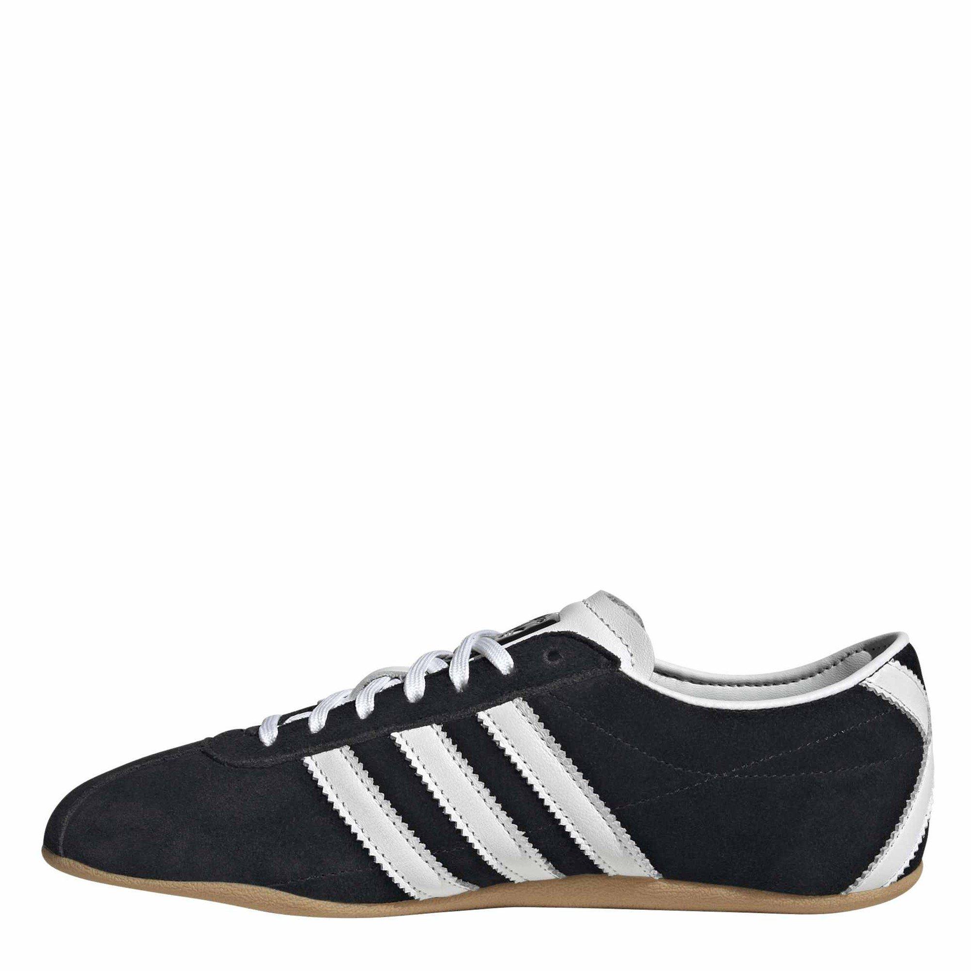 Black White - adidas Originals - Women's Tokyo Suede Low-Top Trainers - 2