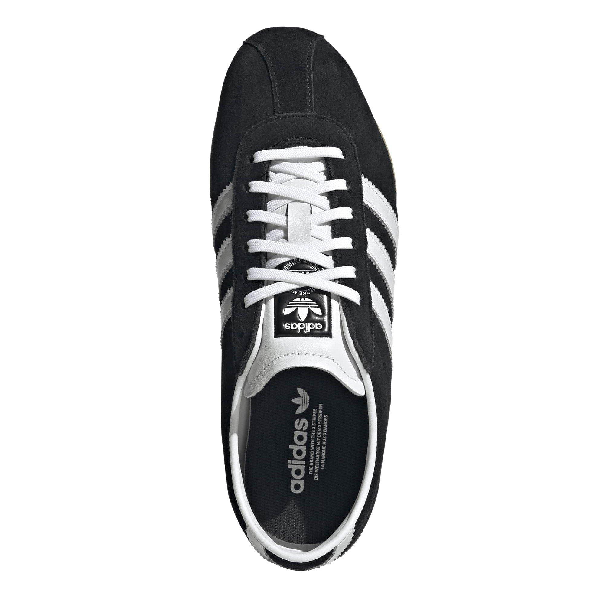 Black White - adidas Originals - Women's Tokyo Suede Low-Top Trainers - 5