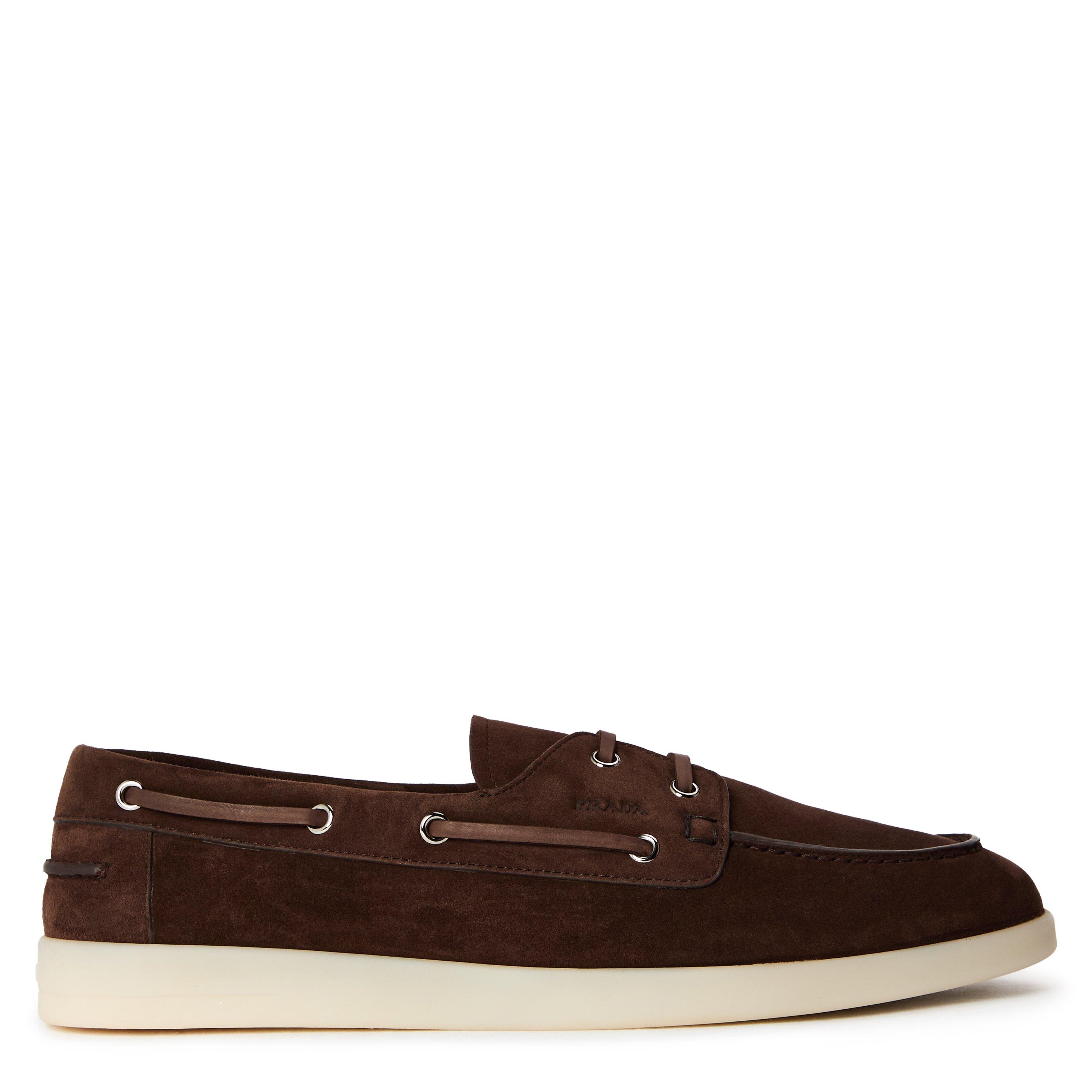 Prada Men's Loafers - Brown - Size 11 (46)