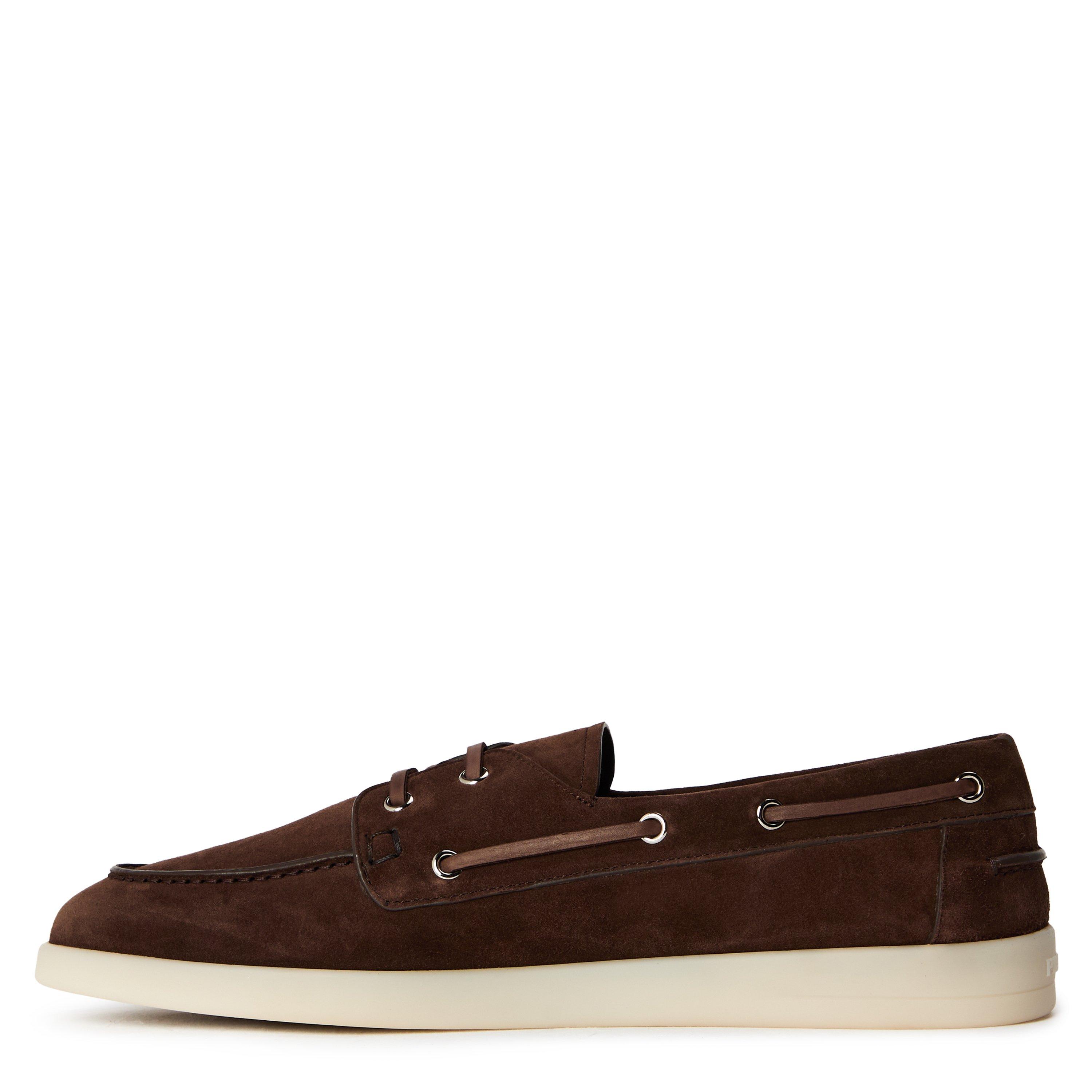 Brown - Prada - Mens Boat Shoes - 2