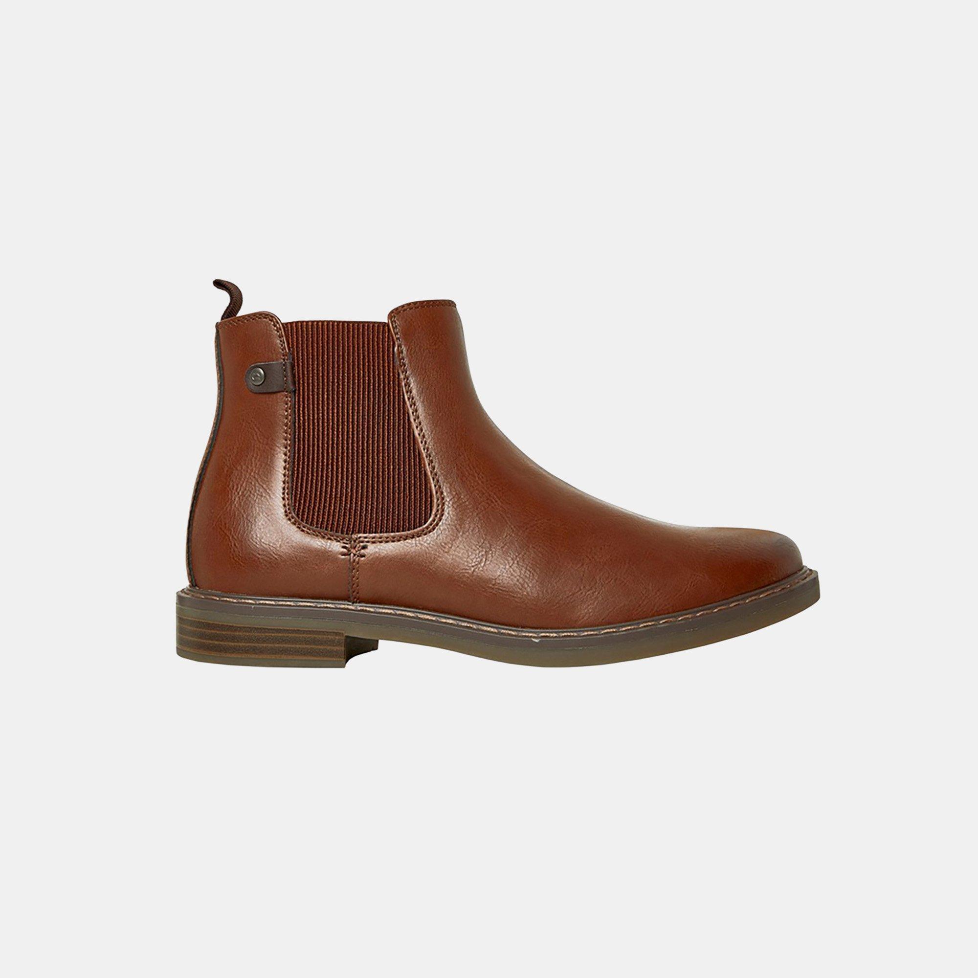 Brown - Deakins - Men's Chelsea Boots - 1