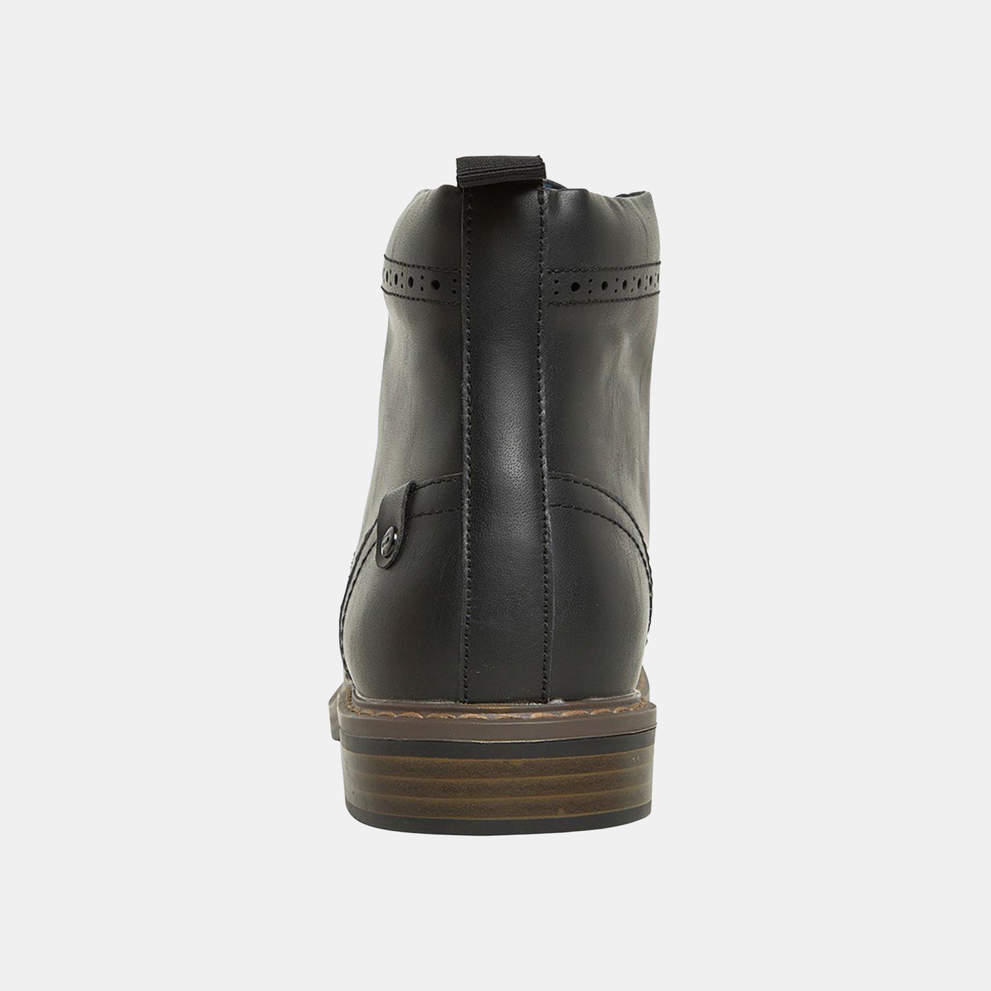 Black - Nicholas Deakins - Men's Deaks Trigger Brogue Boots - 4