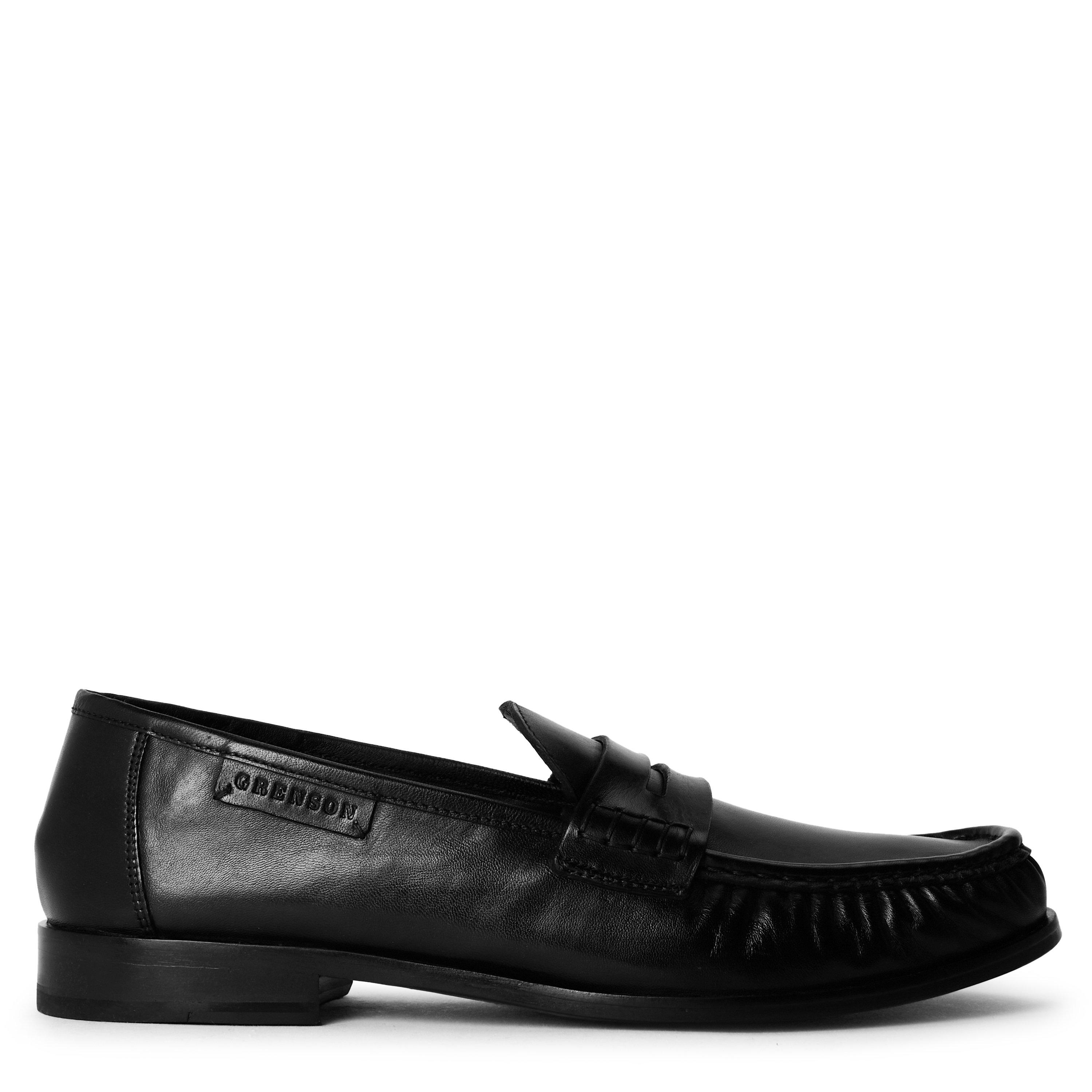 Black Nappa - Grenson - Men's Loafers - 1