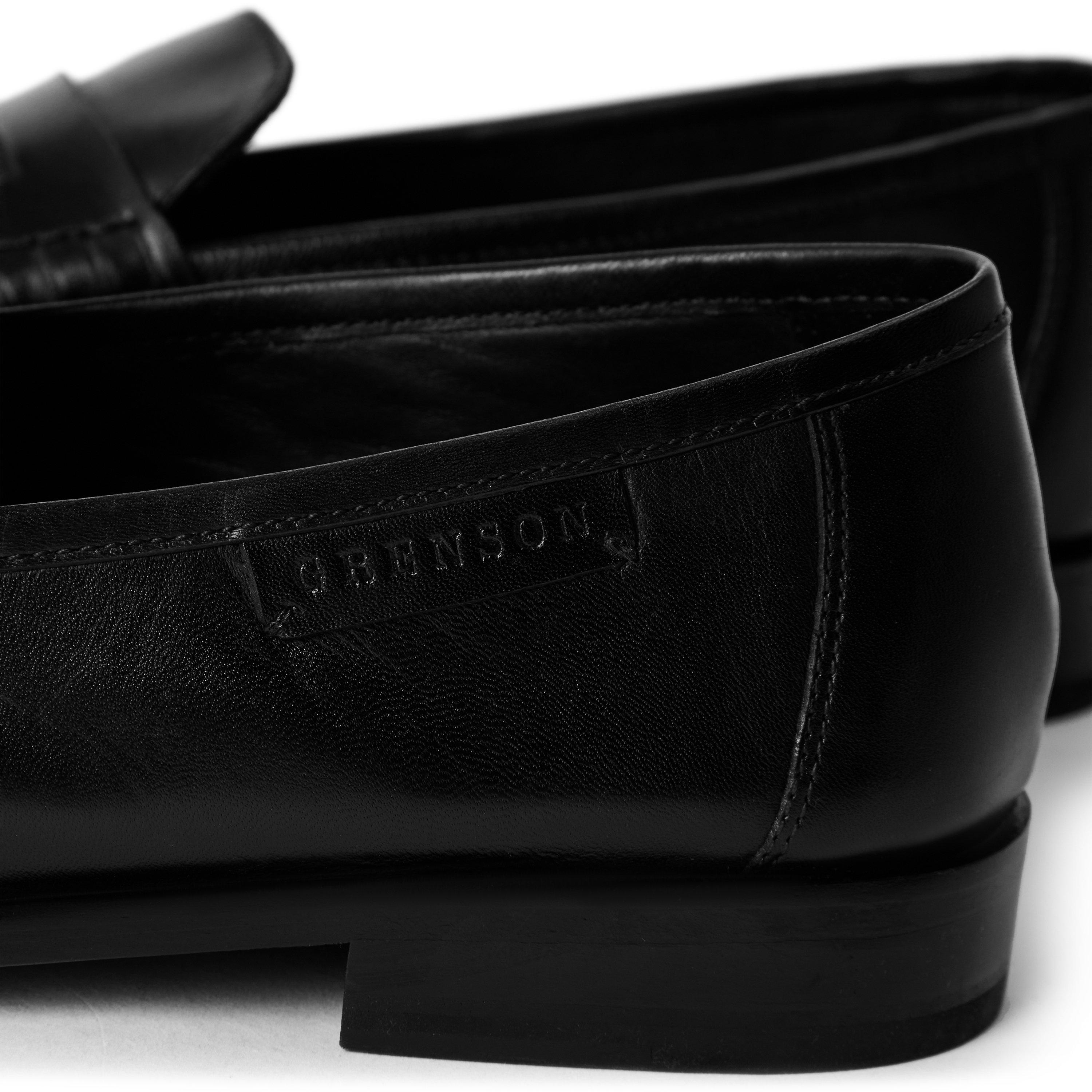 Black Nappa - Grenson - Men's Loafers - 3