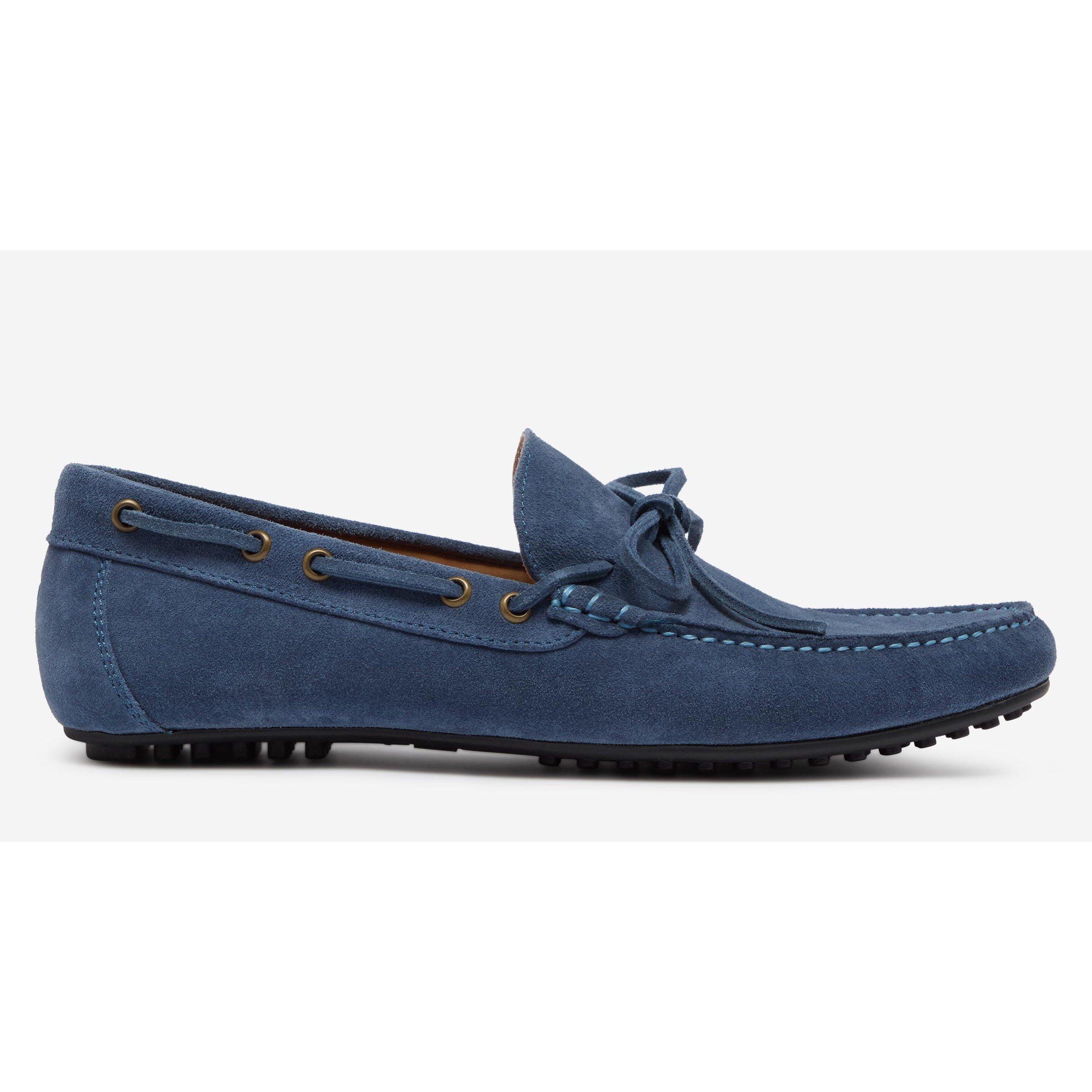 Blue - Oliver Sweeney - Men's Cano Sde DRV Loafers - 1
