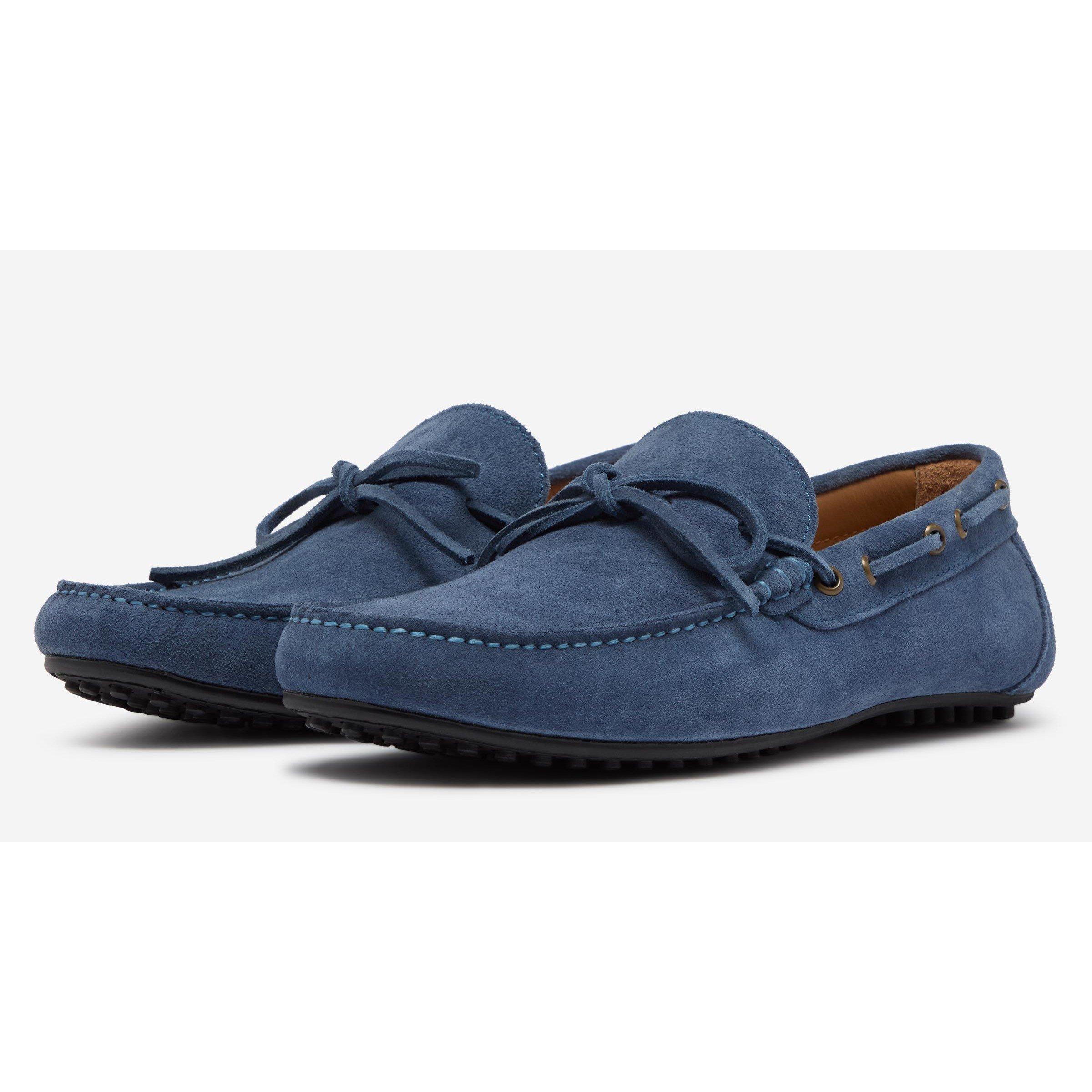 Blue - Oliver Sweeney - Men's Cano Sde DRV Loafers - 3
