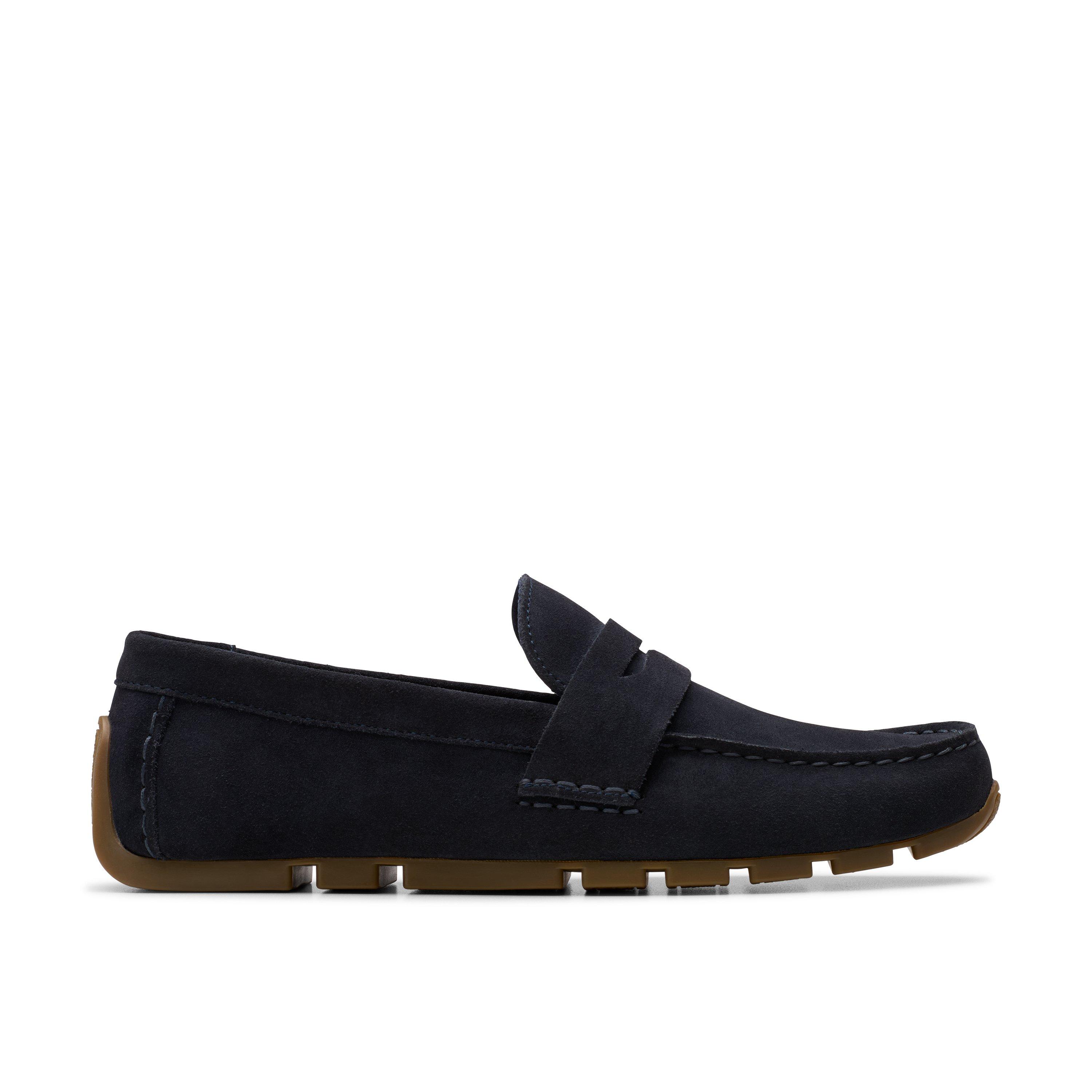 Clarks Men's Loafers - Navy Suede - 9 (43)