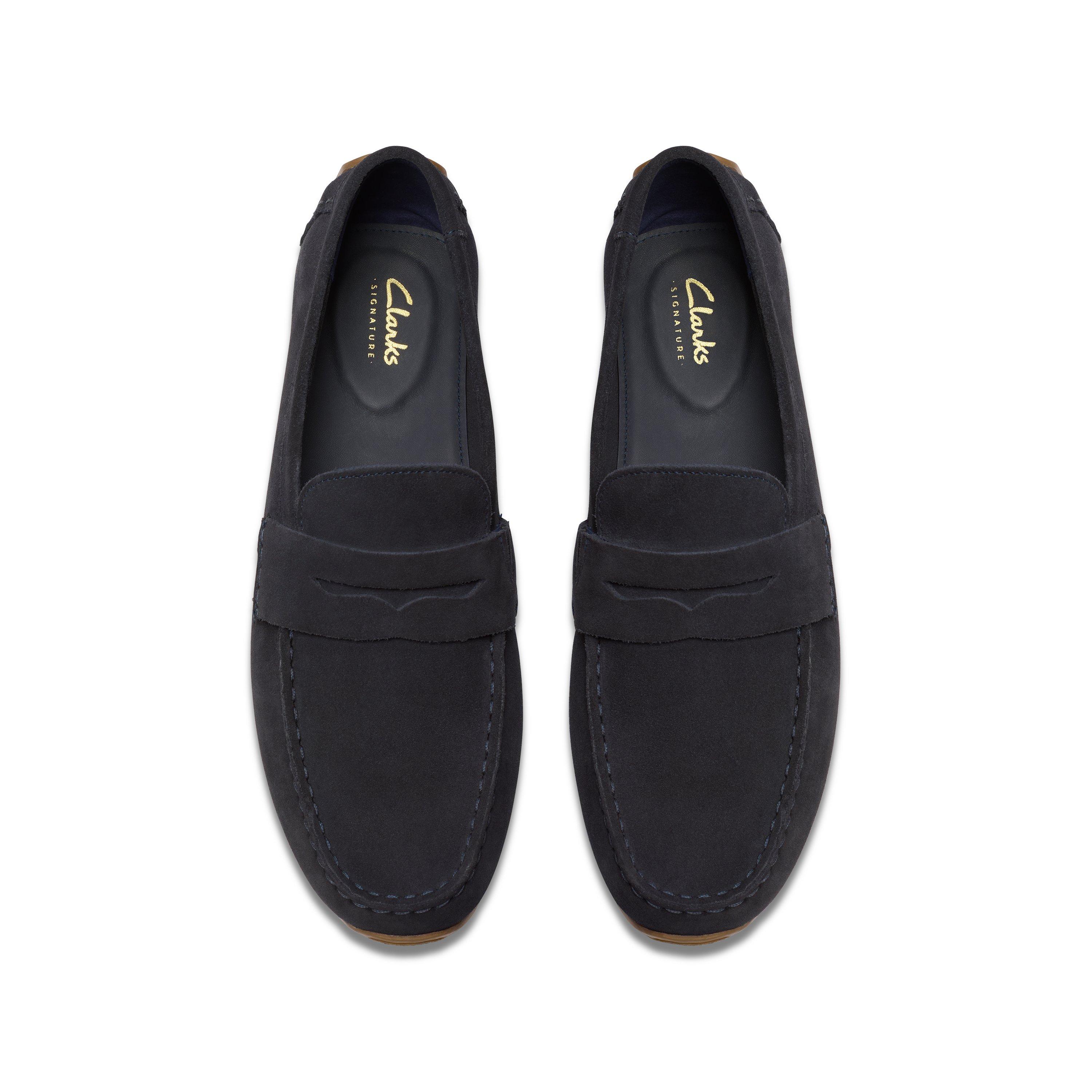 Marineblå Ruskind - Clarks - Clarks Corsley Bar Sn62 - 6