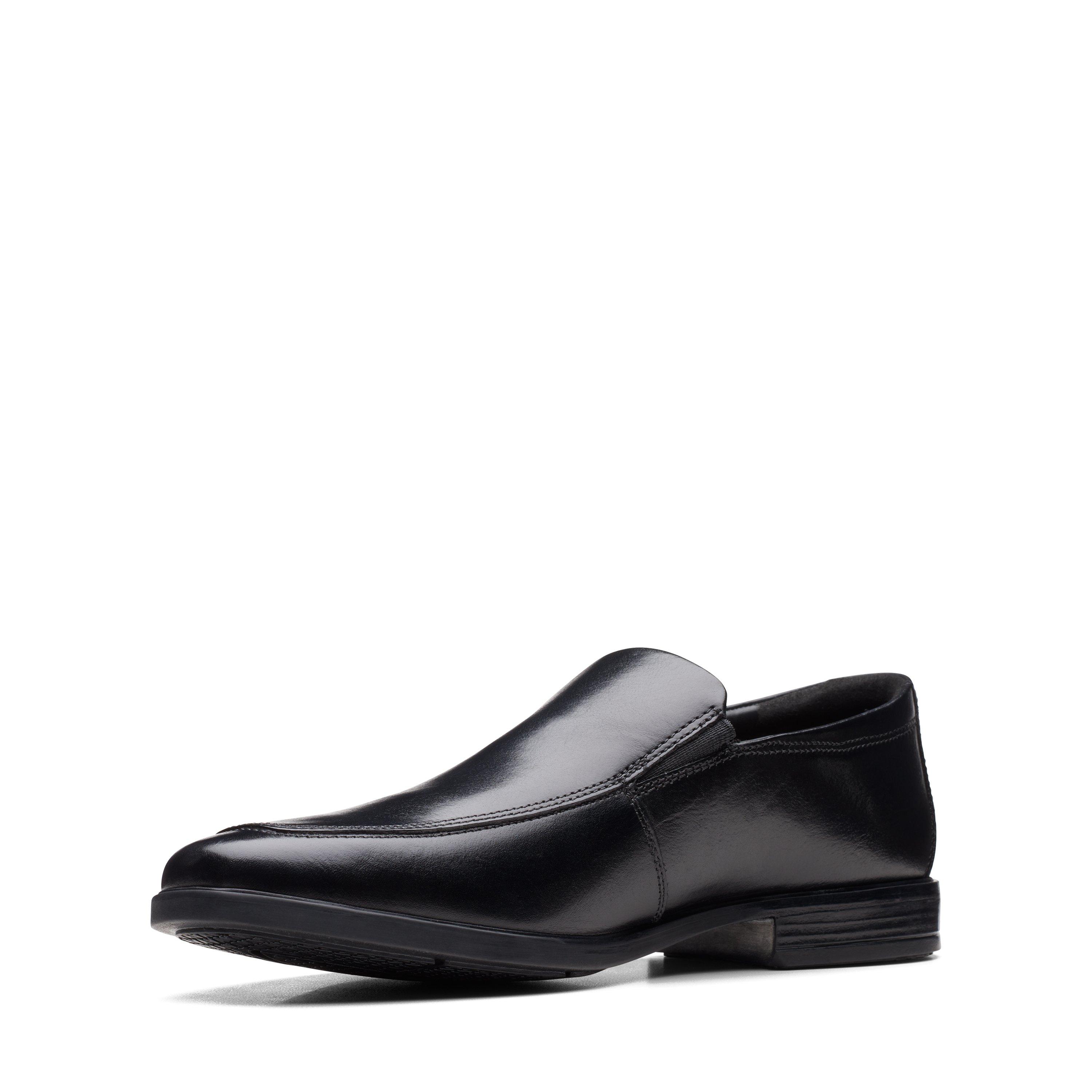 Black Leather - Clarks - Clarks Howard Edge Sn00 - 4
