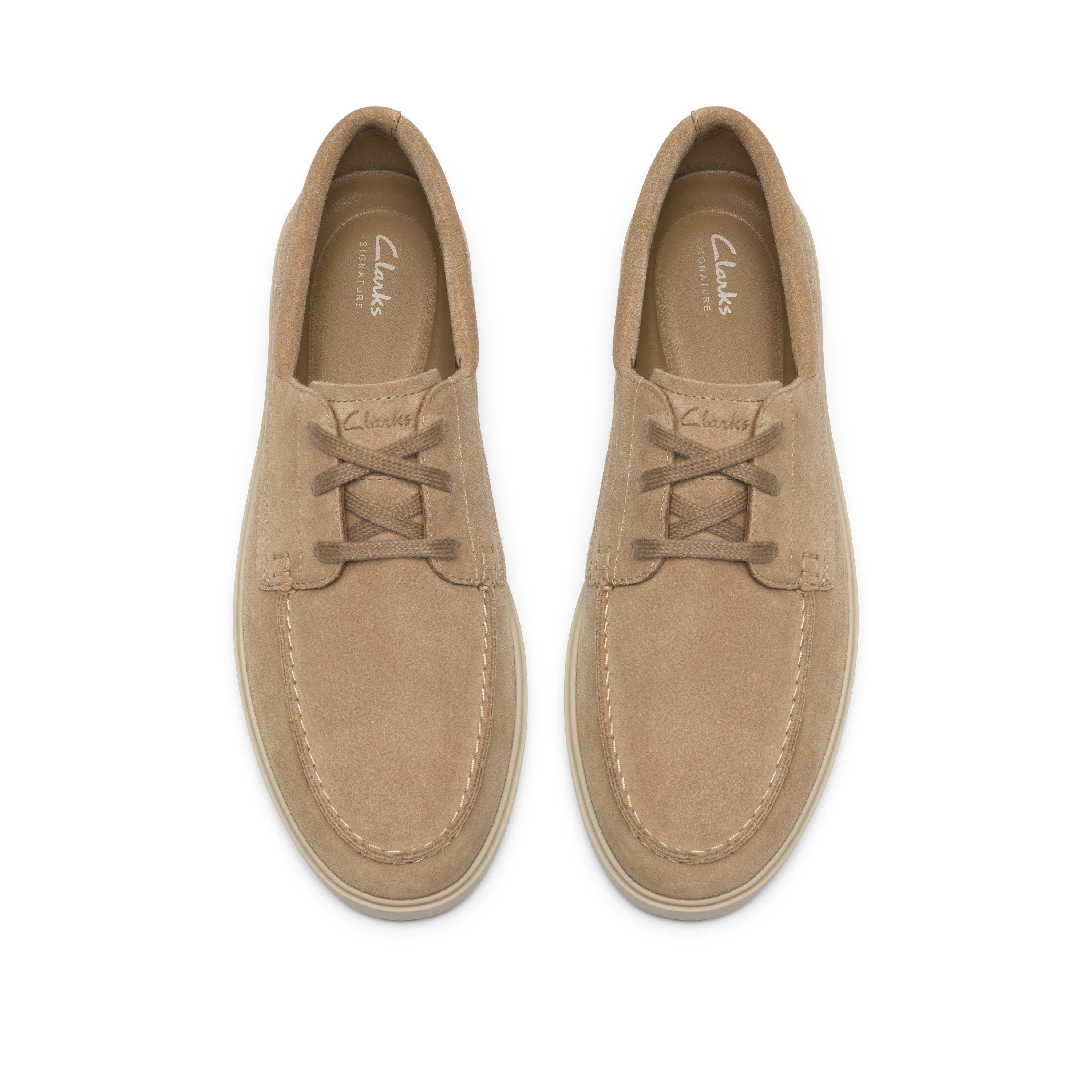 Dark Sand Suede - Clarks - Clarks Lockford Boat Sn62 - 6