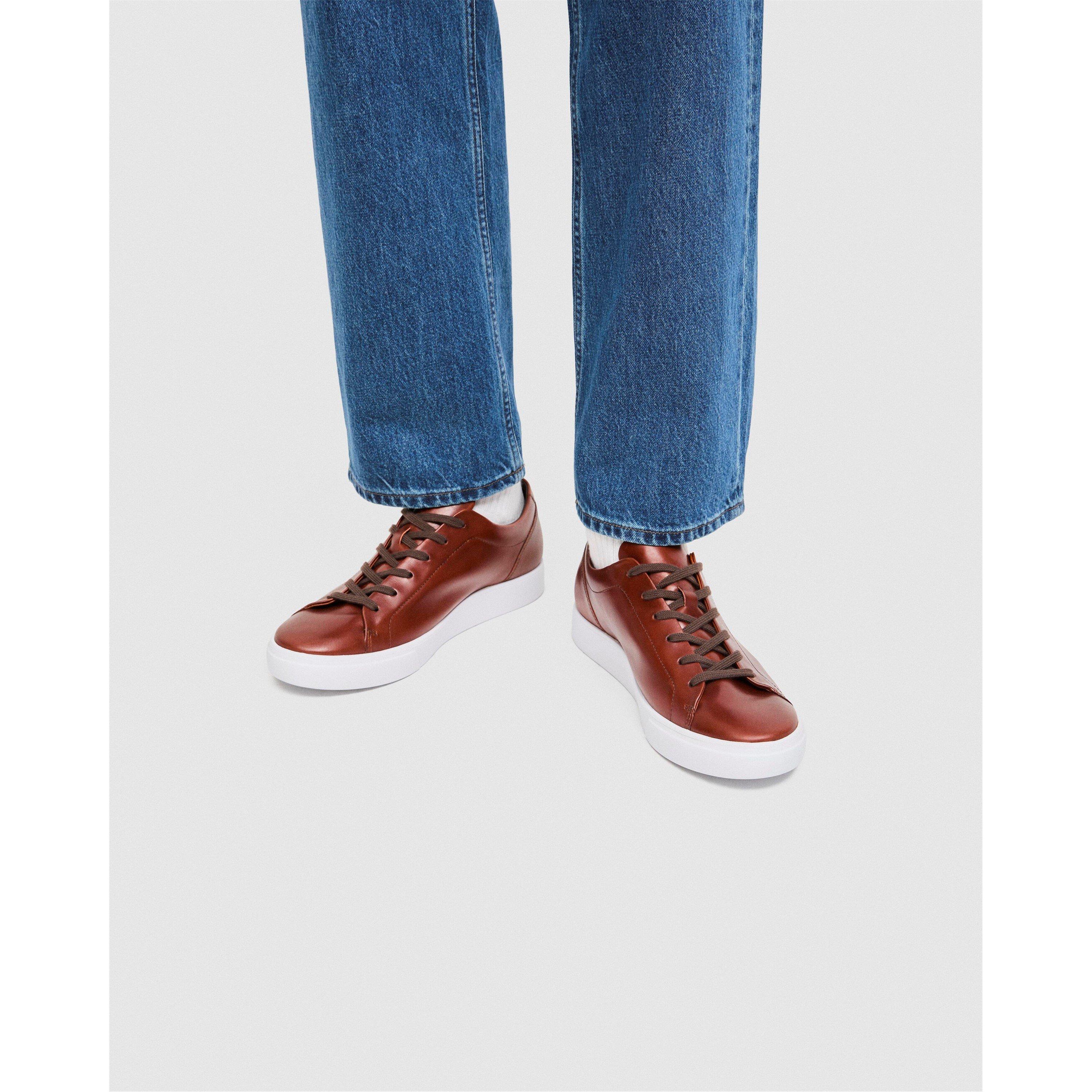 Ecco Men's Court Trainers - Cognac - 9.5 (43)
