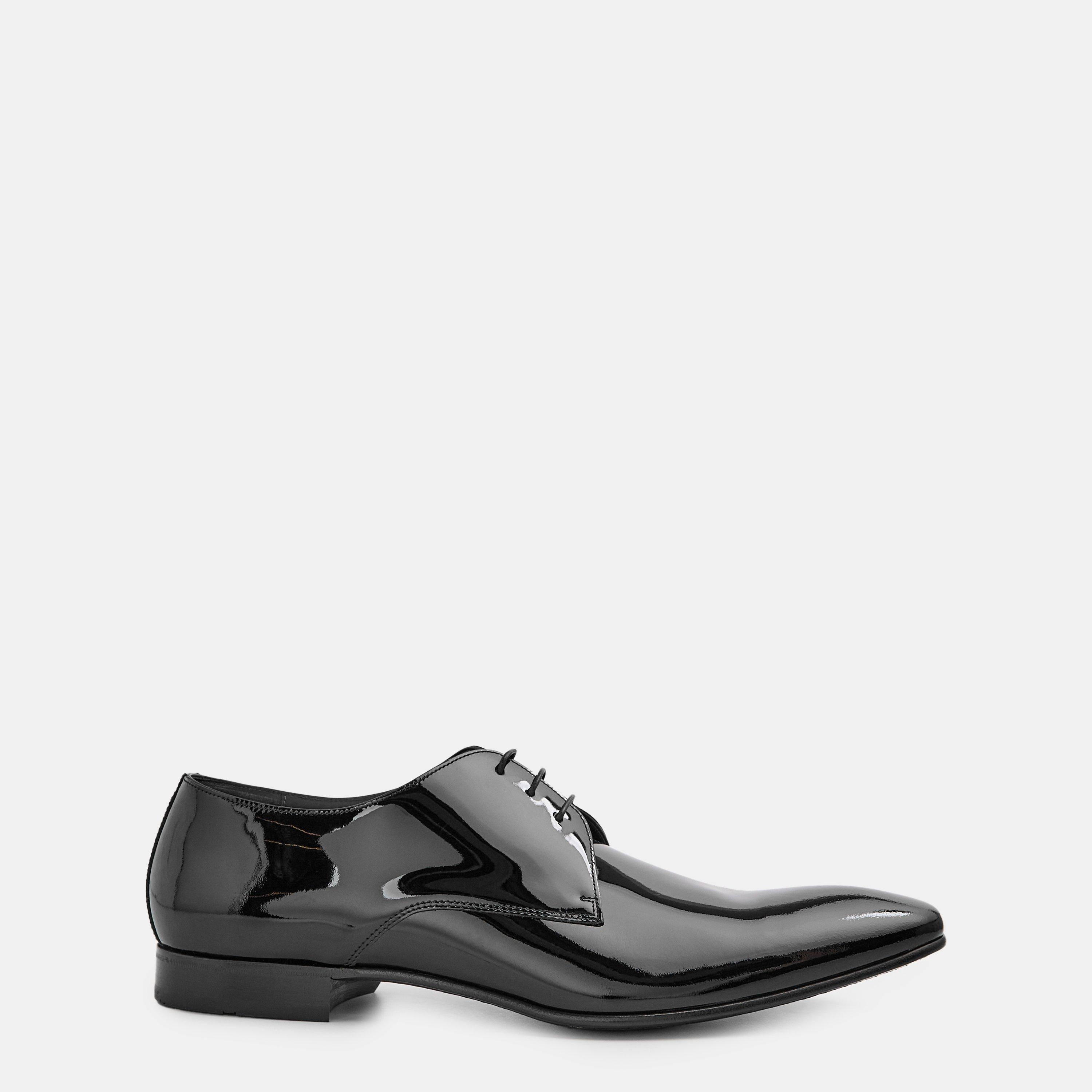 Black - Boss - Men's Cristallo Double Buckle Monk Shoes - 1