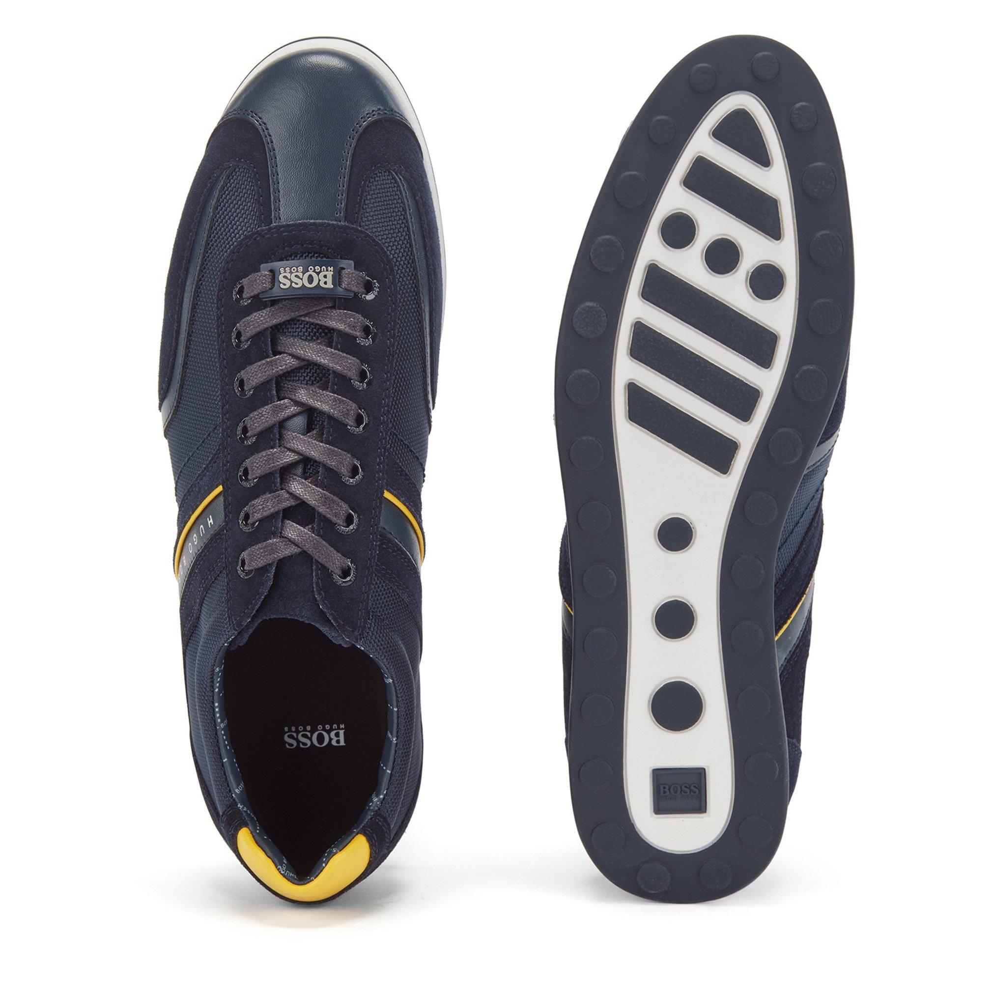 Navy - Boss - Men's Stiven Monk Shoes - 4