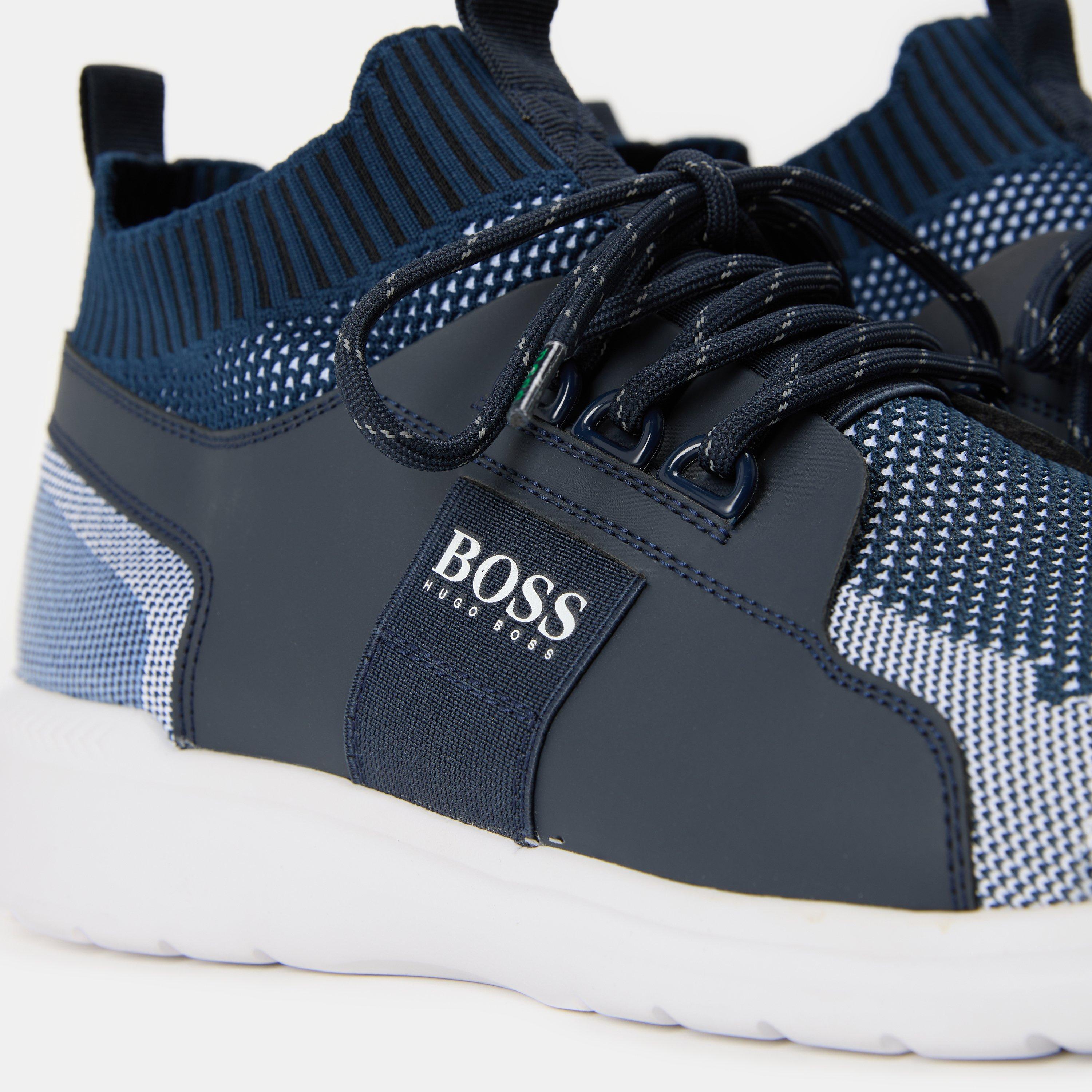 Dark Blue - Boss - Men's Monk Shoes - 4
