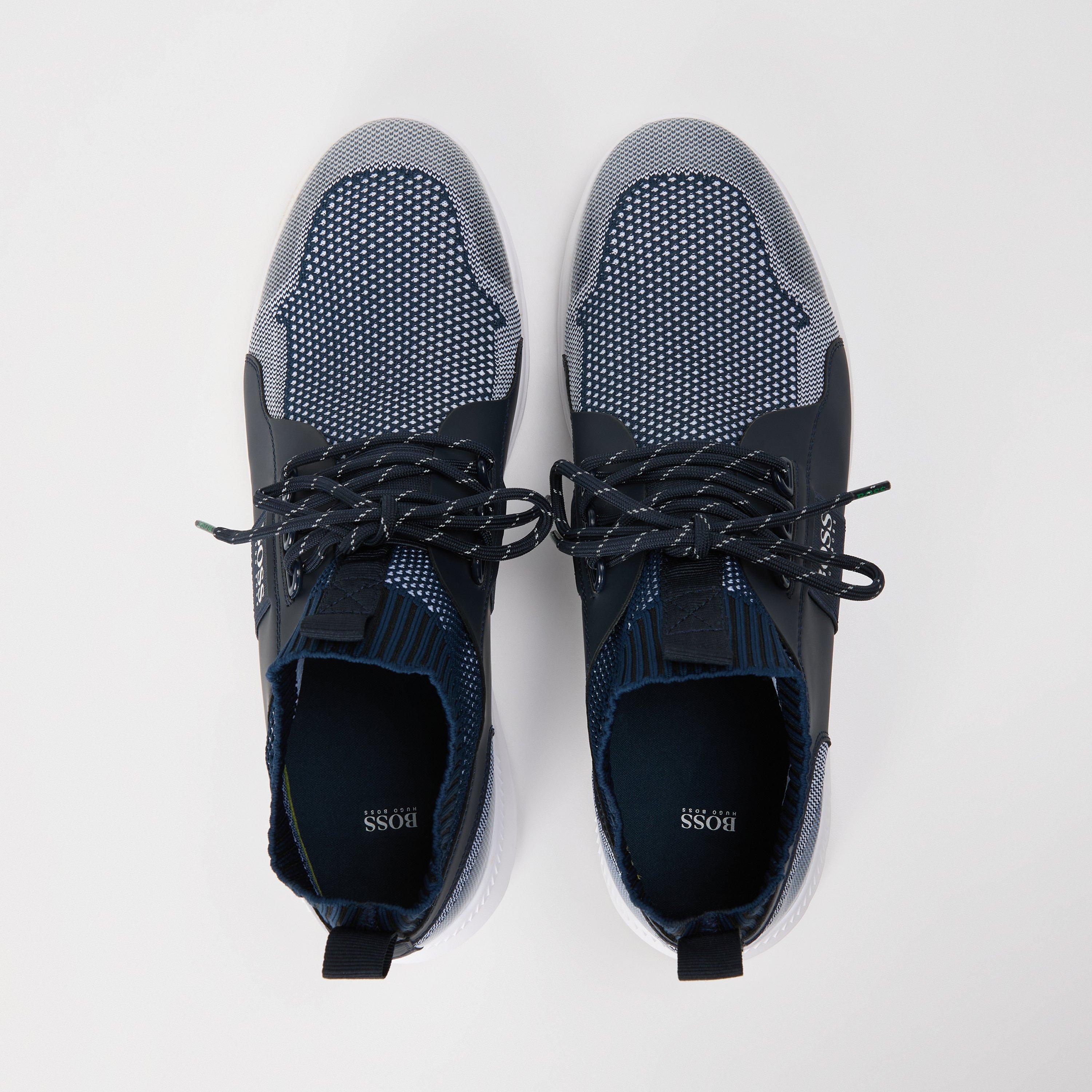 Dark Blue - Boss - Men's Monk Shoes - 5