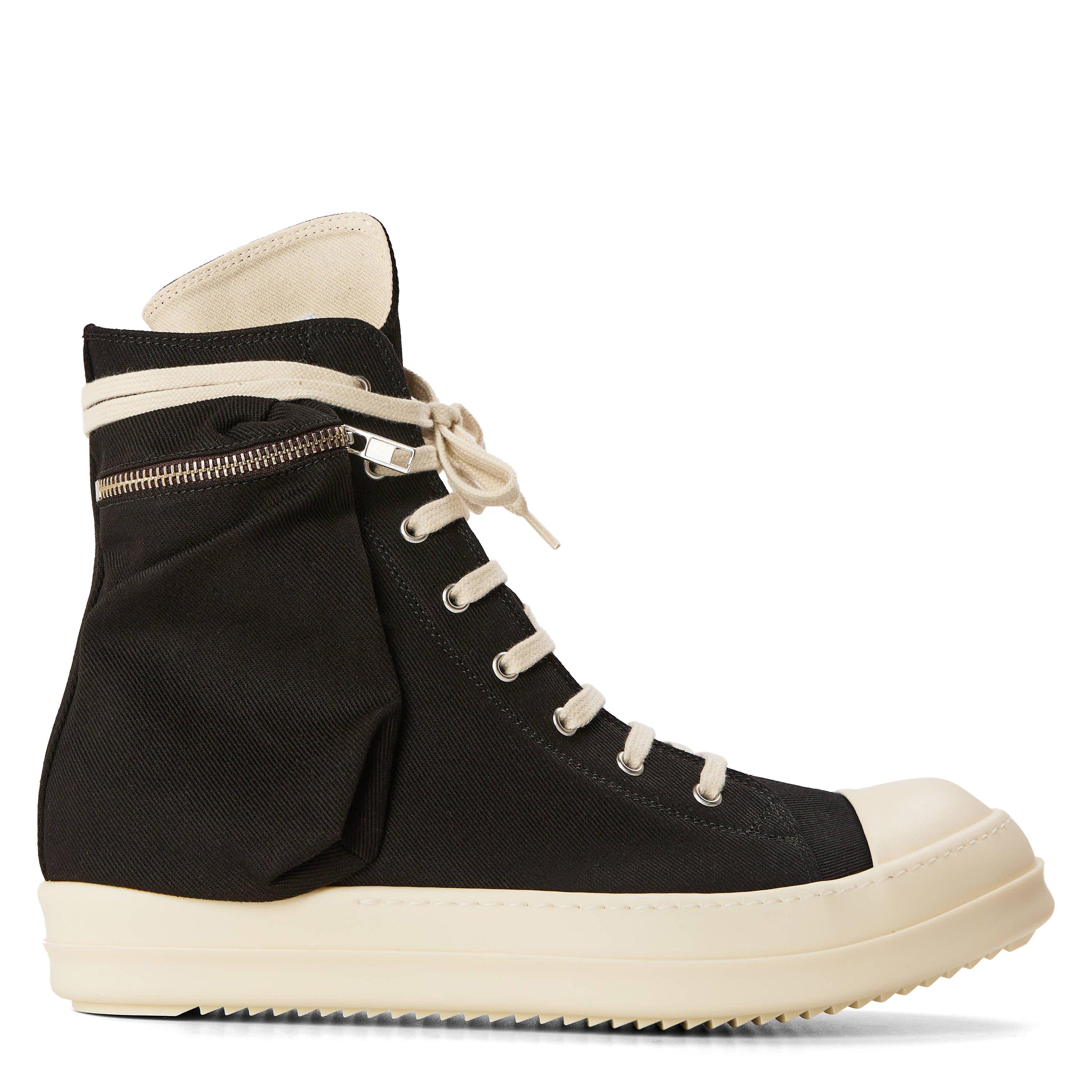 Black/Milk - Rick Owens Drkshdw - Rick DS Cargo Sneaks Sn62 - 1