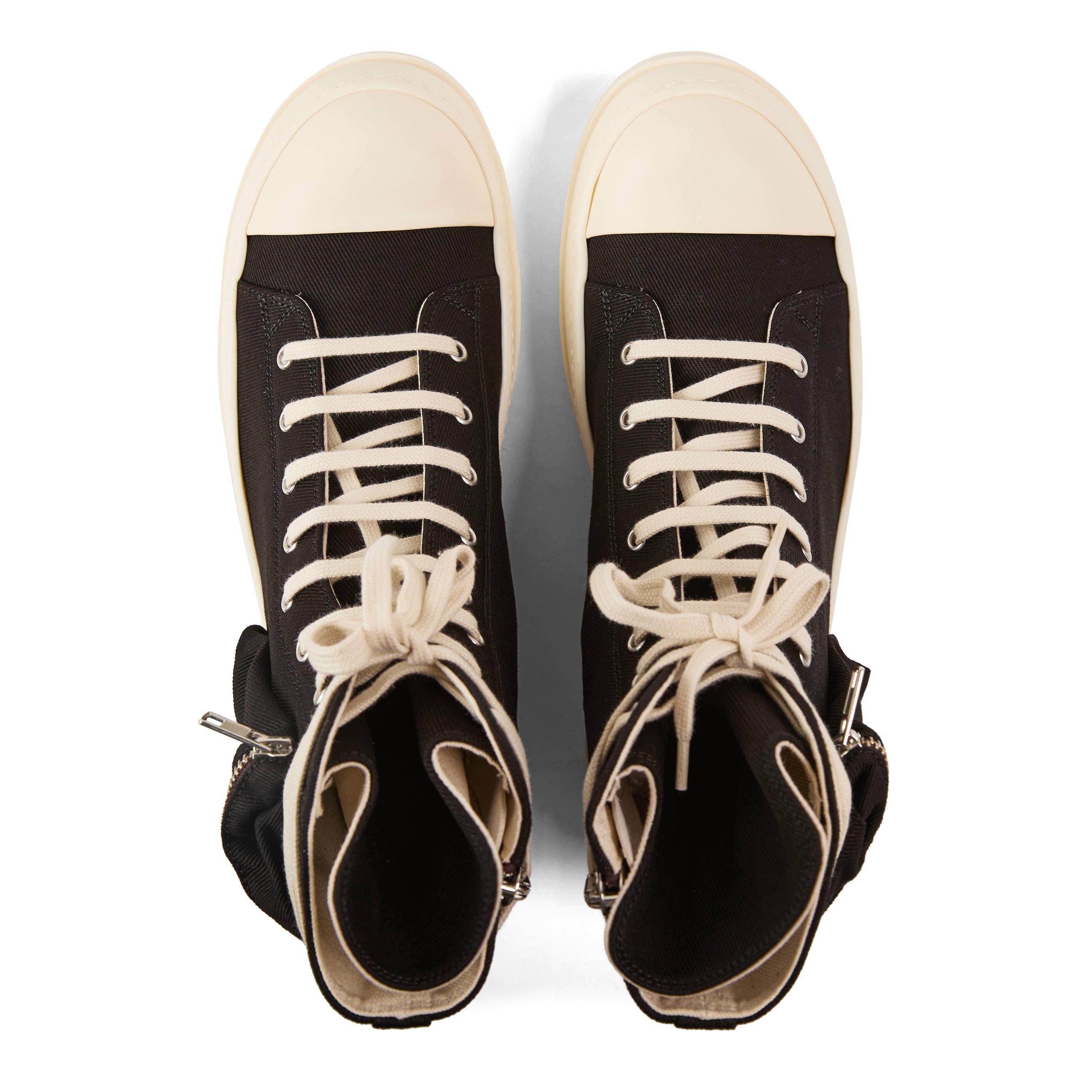 Black/Milk - Rick Owens Drkshdw - Rick DS Cargo Sneaks Sn62 - 4