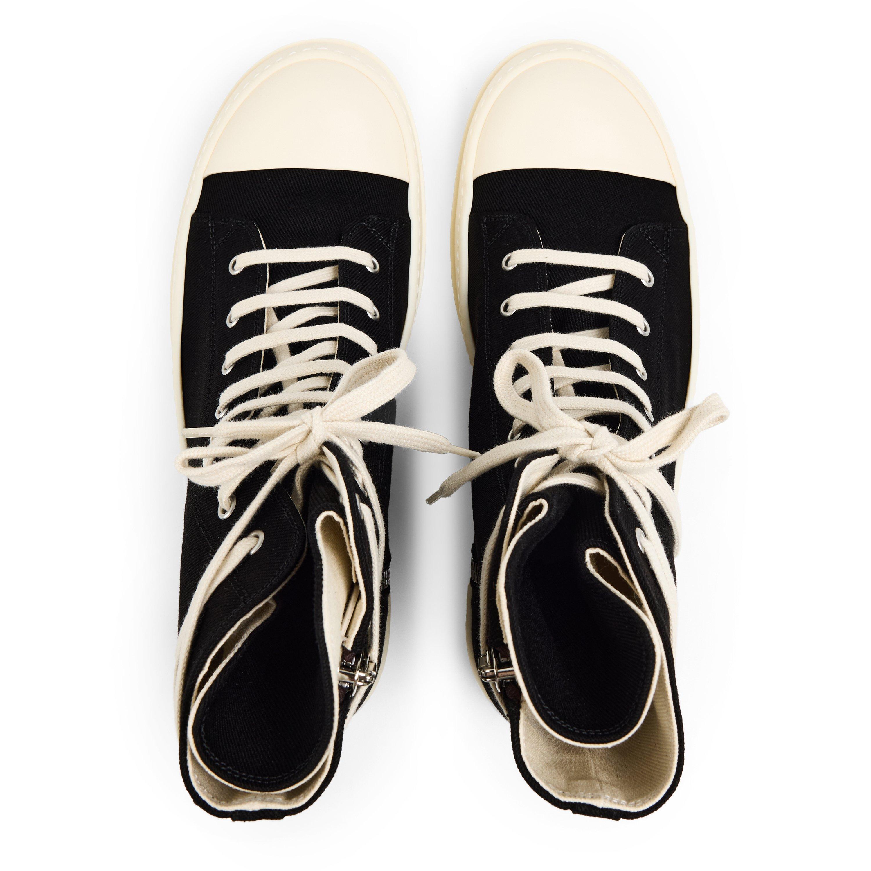 Black/Pearl - Rick Owens Drkshdw - Men's High-Top Trainers - 4