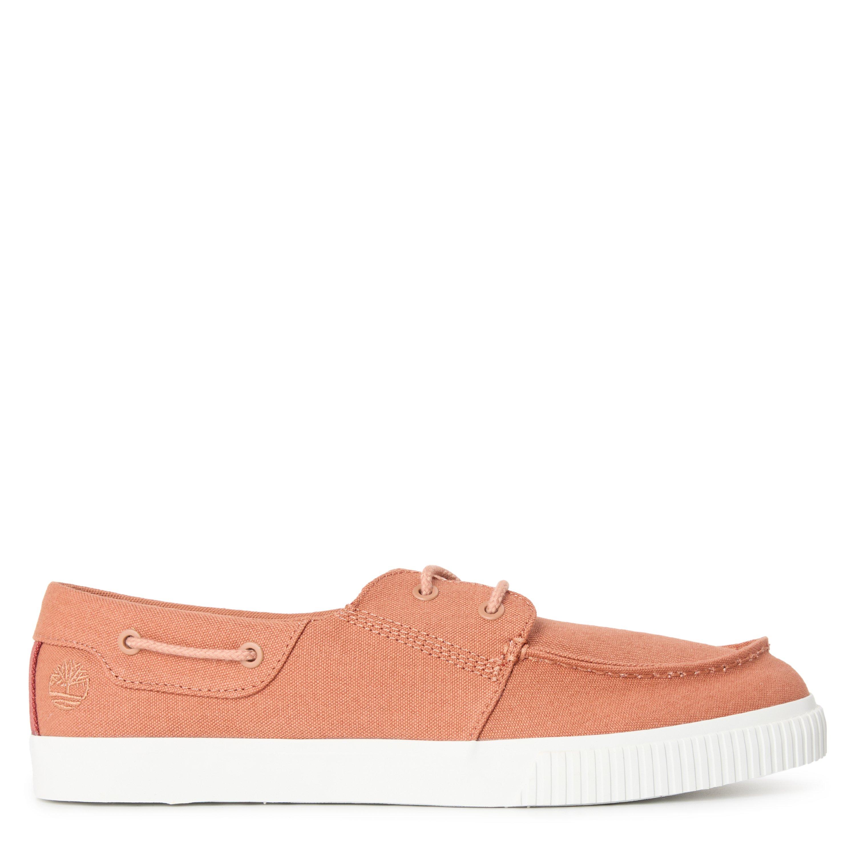 Rust Canvas - Timberland - Men's Mylo Bay Low Lace Up Boat Shoes - 1