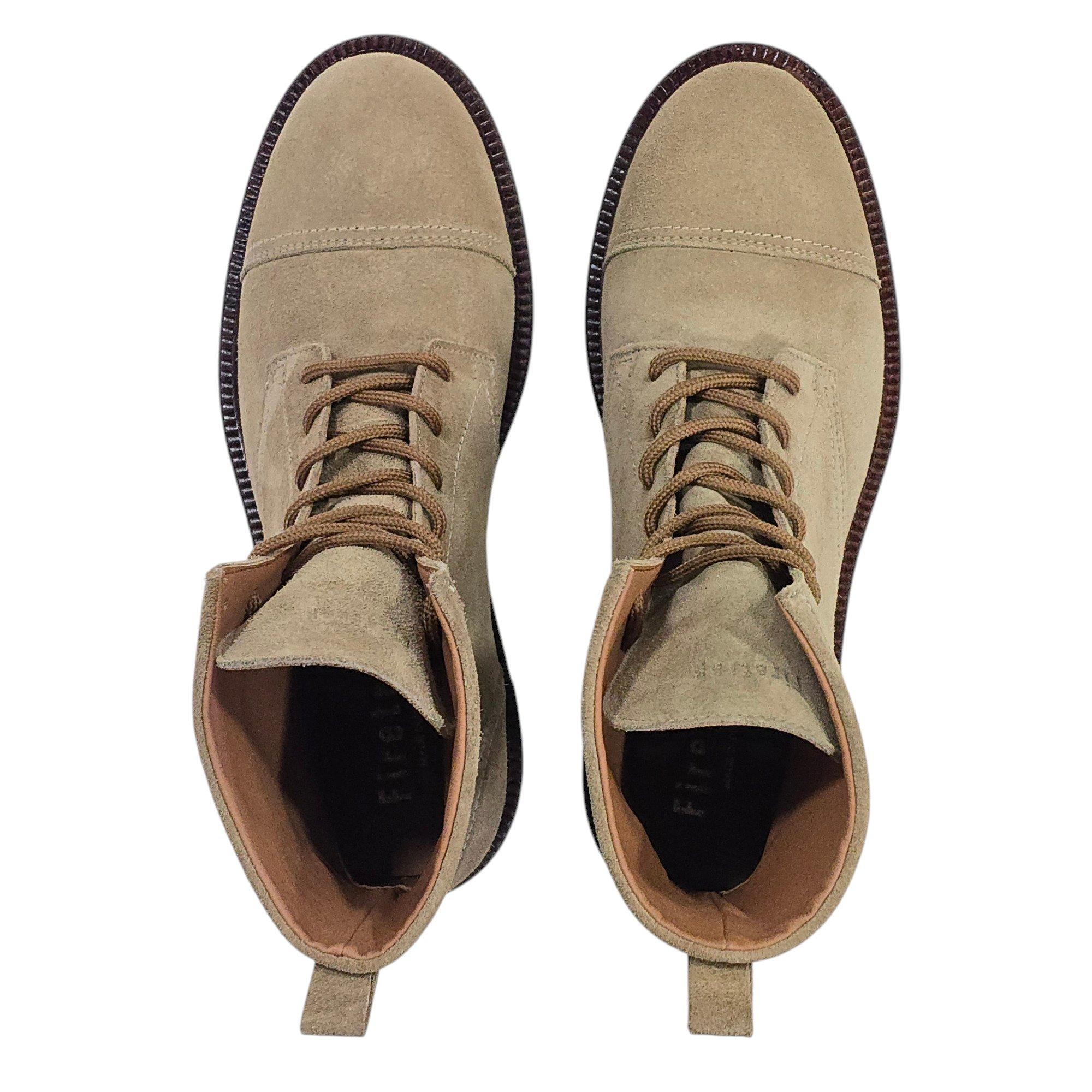 Sand - Firetrap - Men's Wiland Suede Ankle Hiker Rugged Boots - 5
