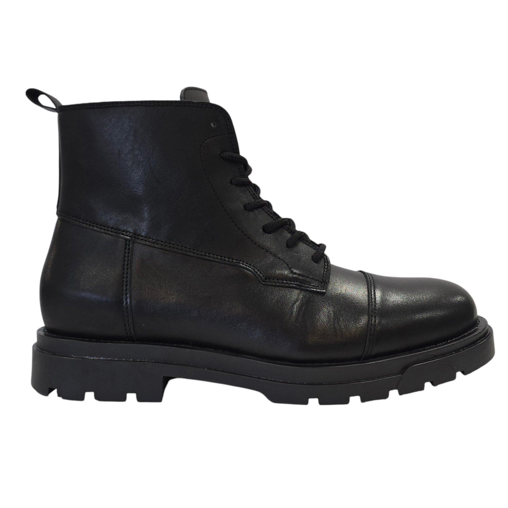 мъжко 's Albon Leather Ankle Lace Up Hiker Rugged Boots