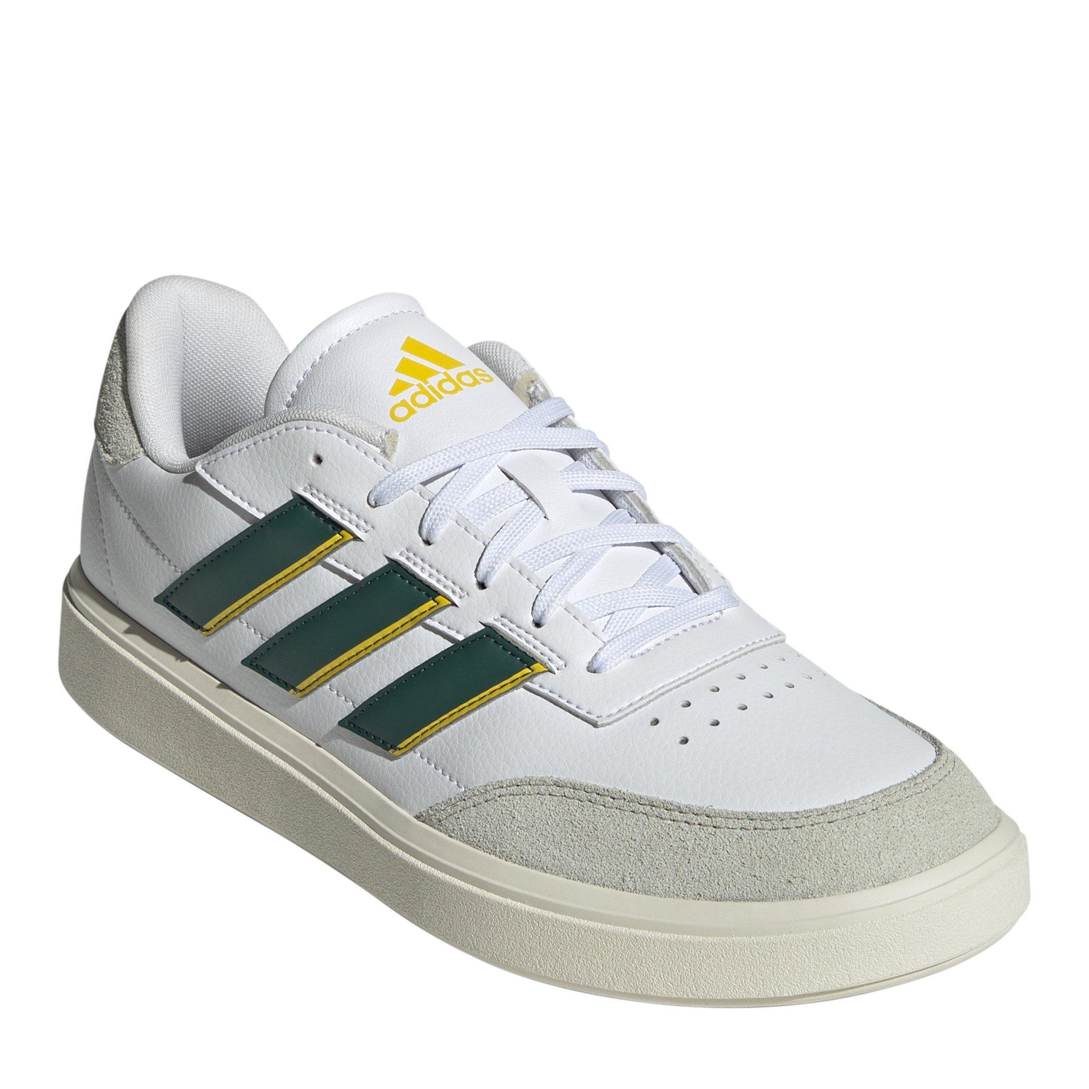 White/Green/Pre - adidas - Courtblock Low-Top Trainers - 3