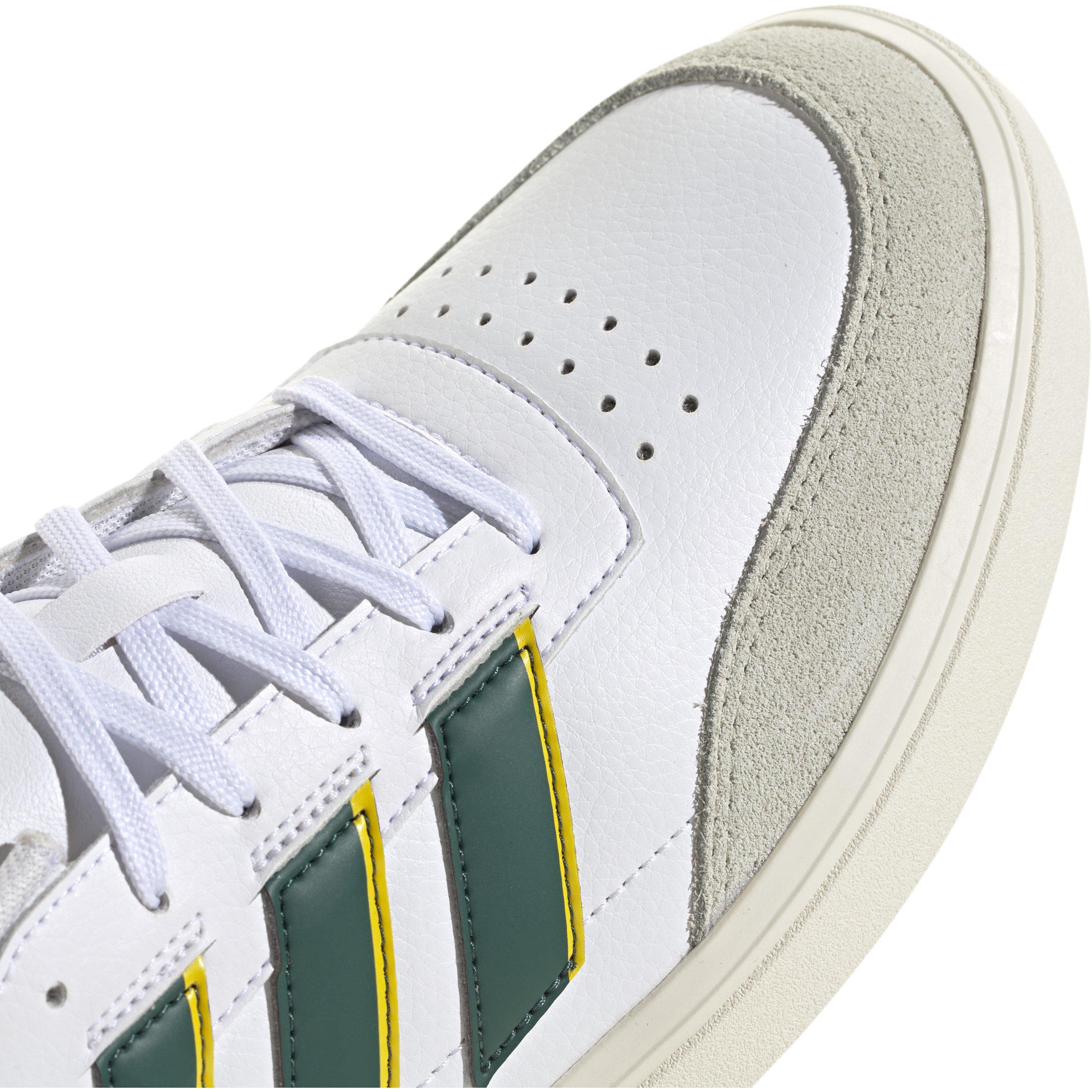 White/Green/Pre - adidas - Courtblock Low-Top Trainers - 8