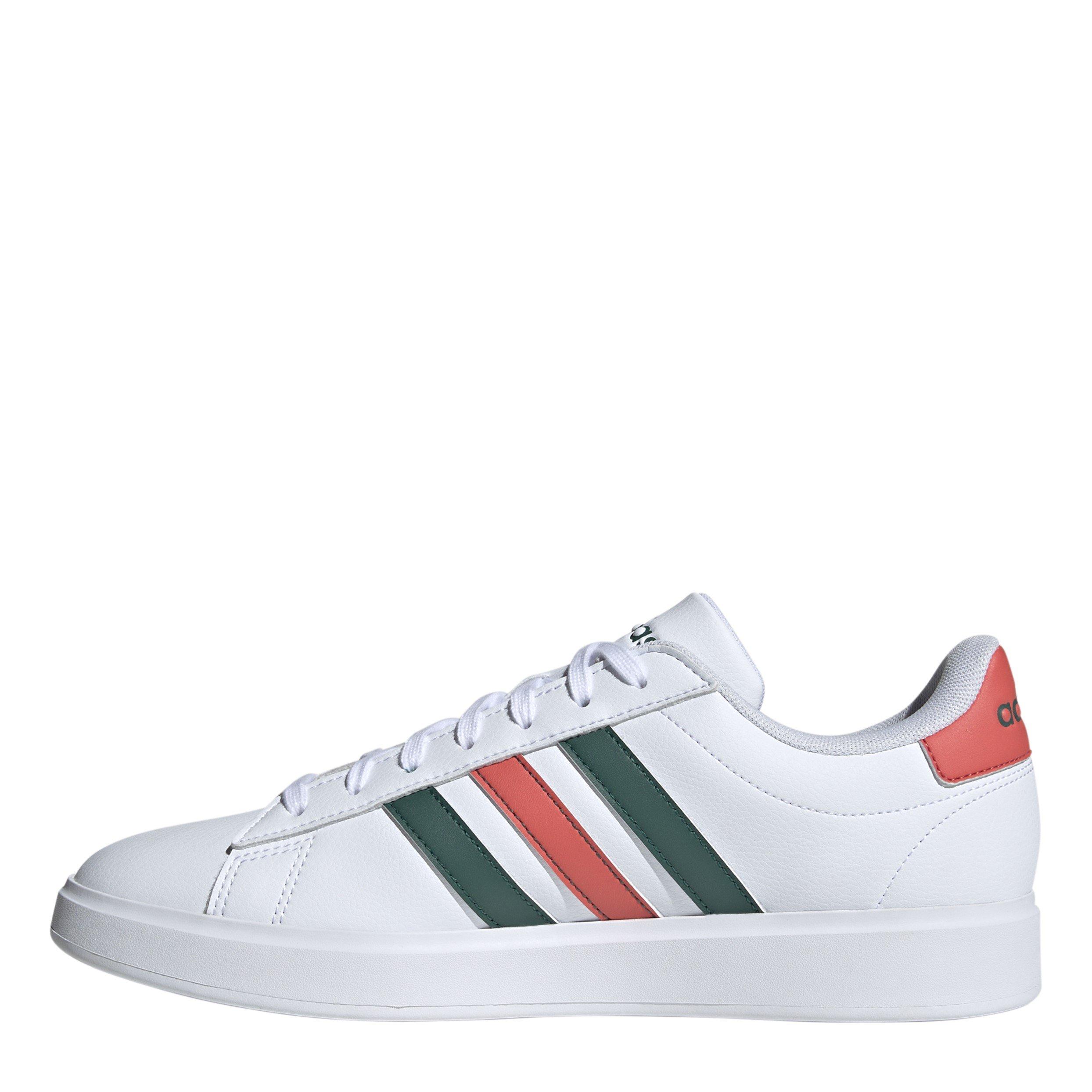 White/Green/Pre - adidas - Grand Court 2.0 Low-Top Trainers - 2