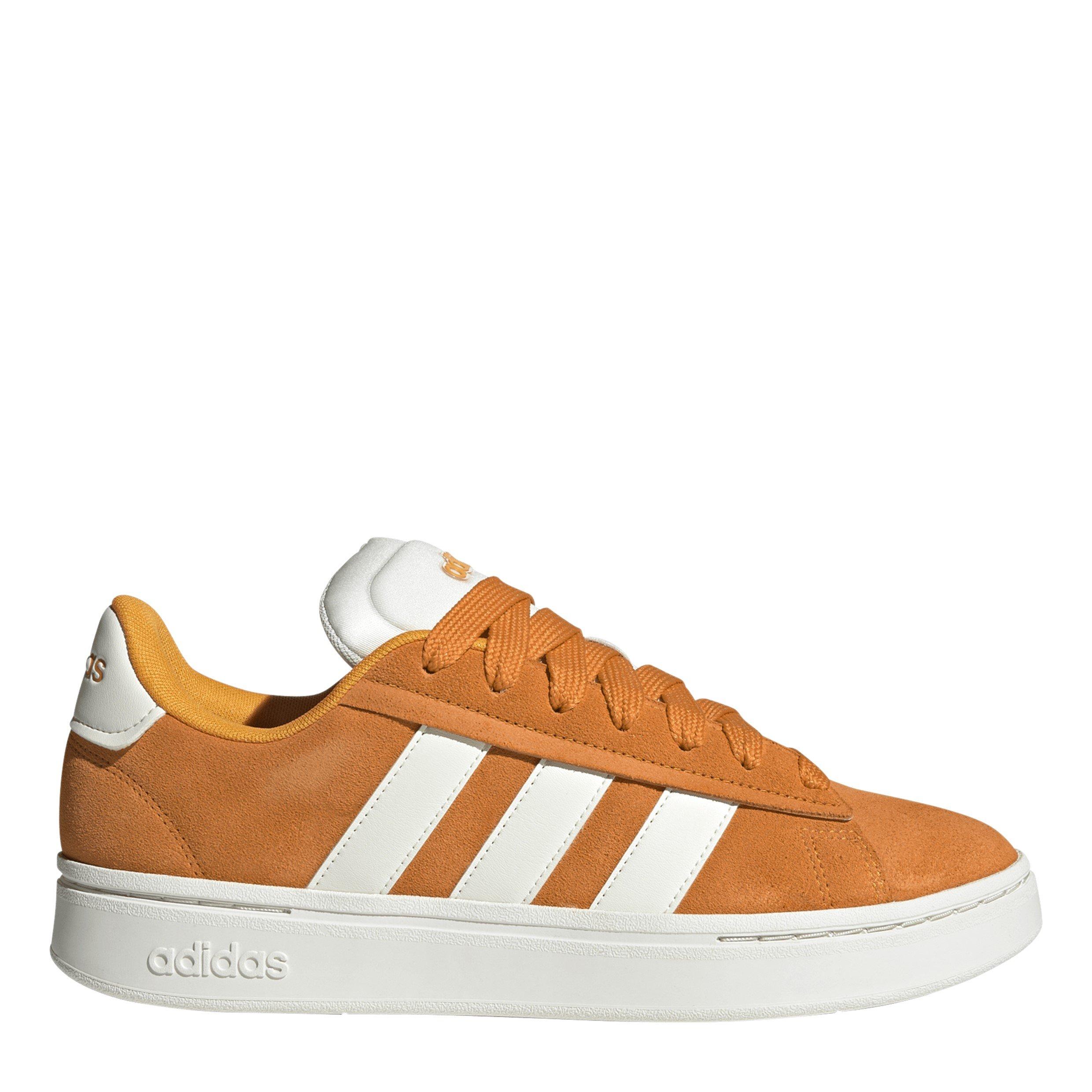 Adidas Men's Grand Court Alpha Low-Top Trainers - Crew Orange/Off - 7.5 (41.3)