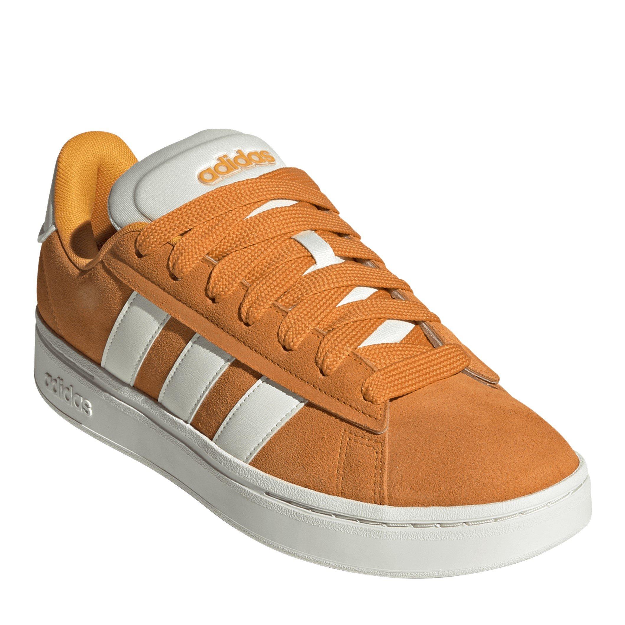 Crew Orange/Off - adidas - Men's Grand Court Alpha Low-Top Trainers - 3