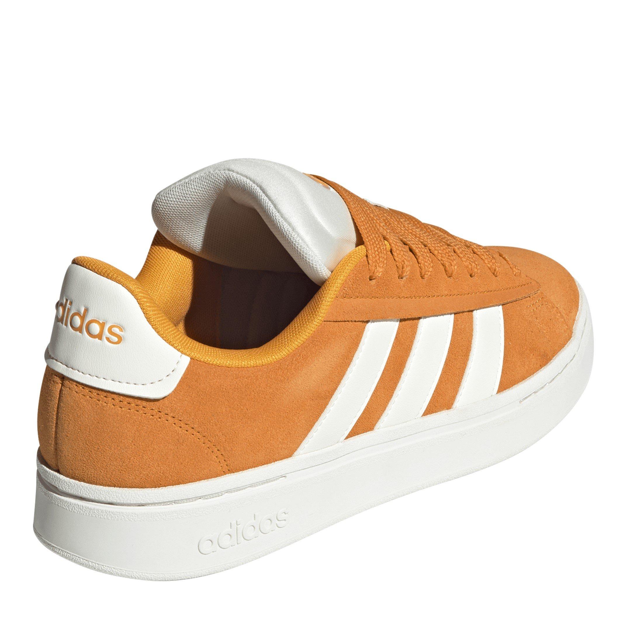 Crew Orange/Off - adidas - Men's Grand Court Alpha Low-Top Trainers - 4