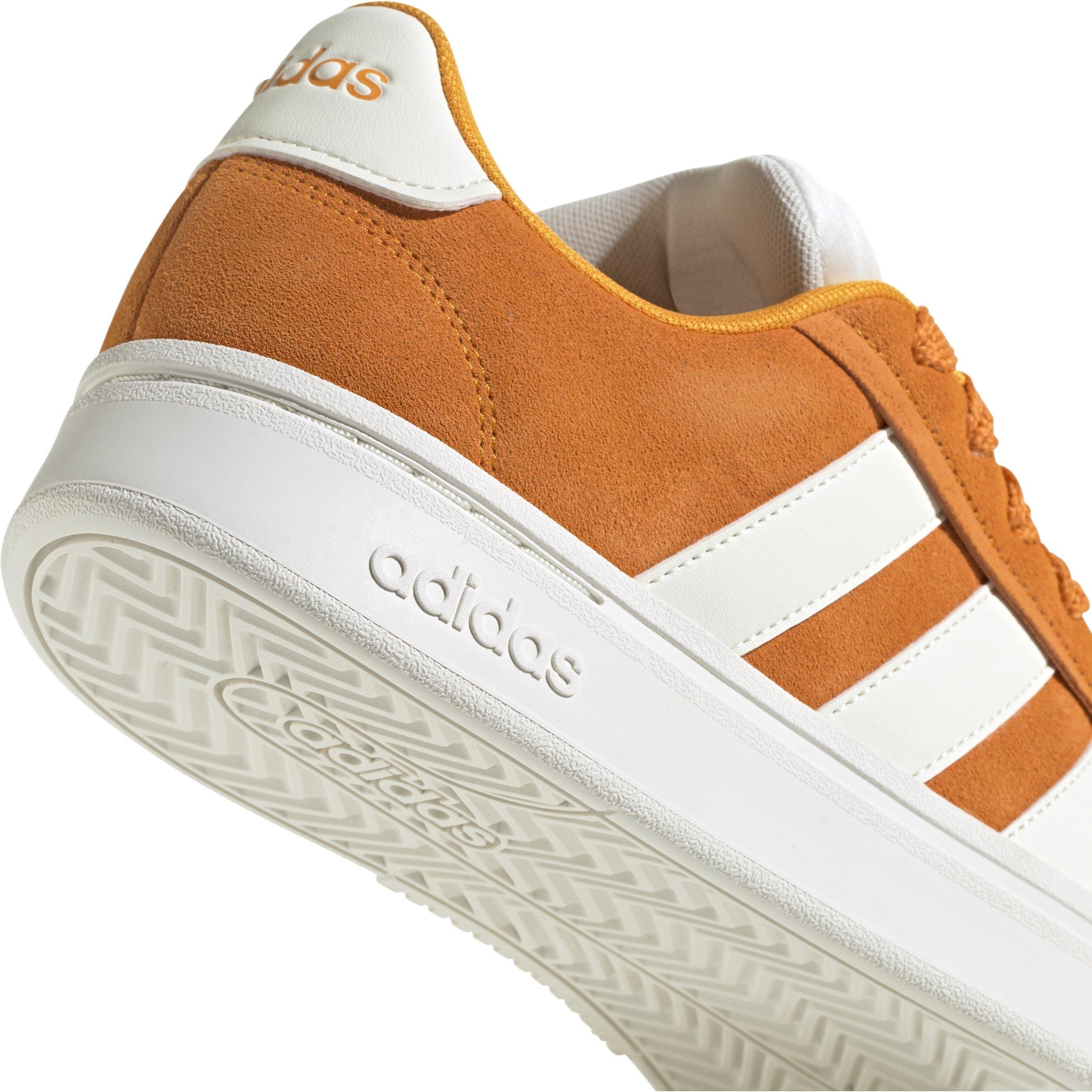 Crew Orange/Off - adidas - Men's Grand Court Alpha Low-Top Trainers - 7