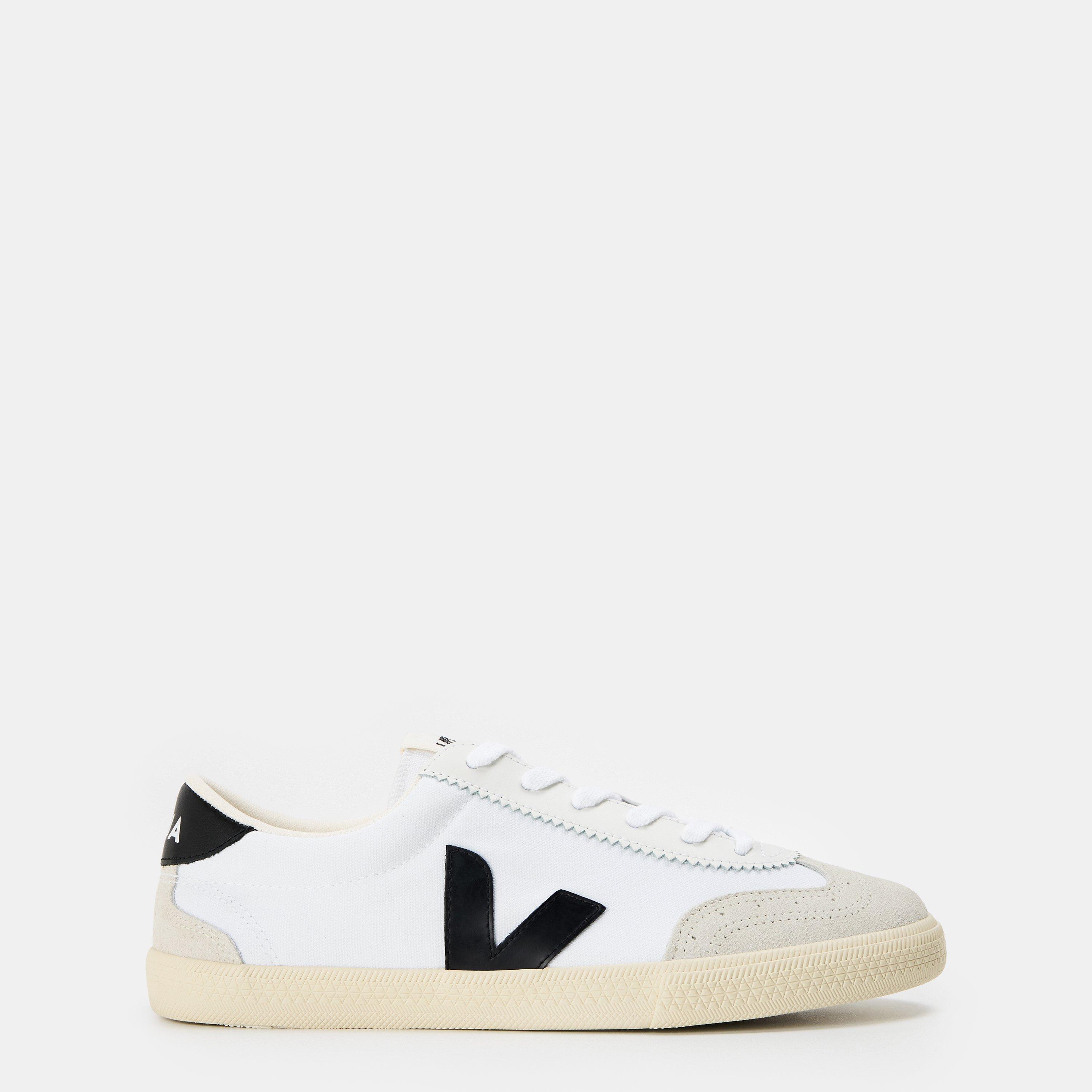 White/Black - Veja - Men's Volley Court Trainers - 1