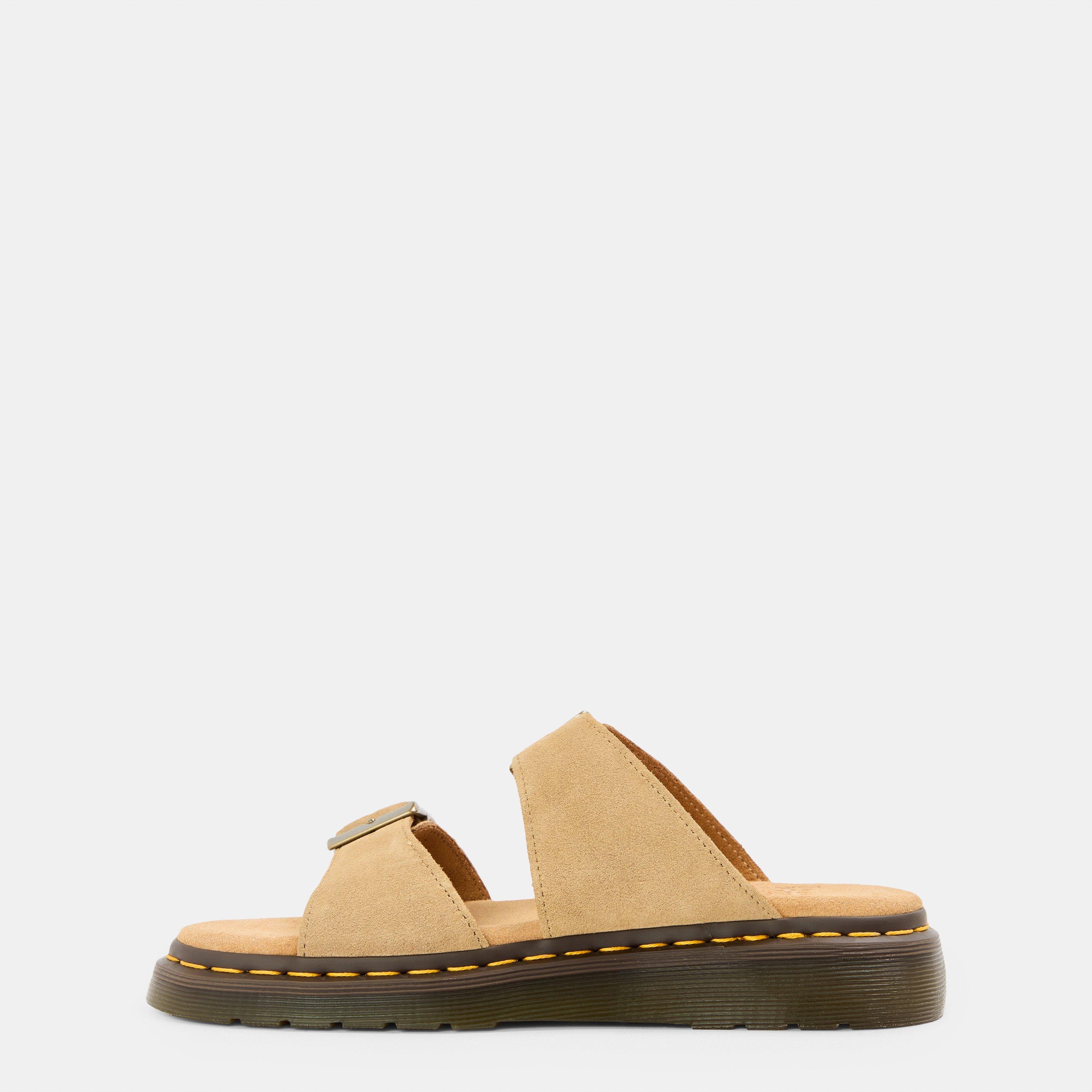 Savannah Tan - Dr Martens - Unisex Adults Josef Suede Leather Flatform Sandals - 2