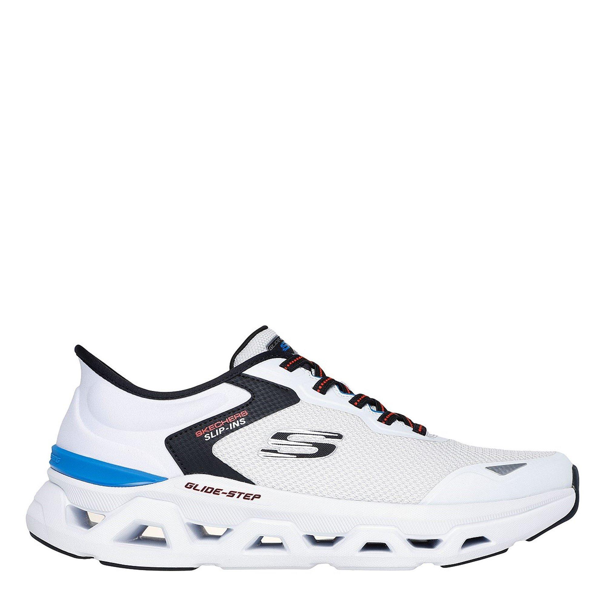 White/Multi - Skechers - Slip-Ins Mesh Lace-Up Sneaker W Ai Slip On Trainers Mens - 3