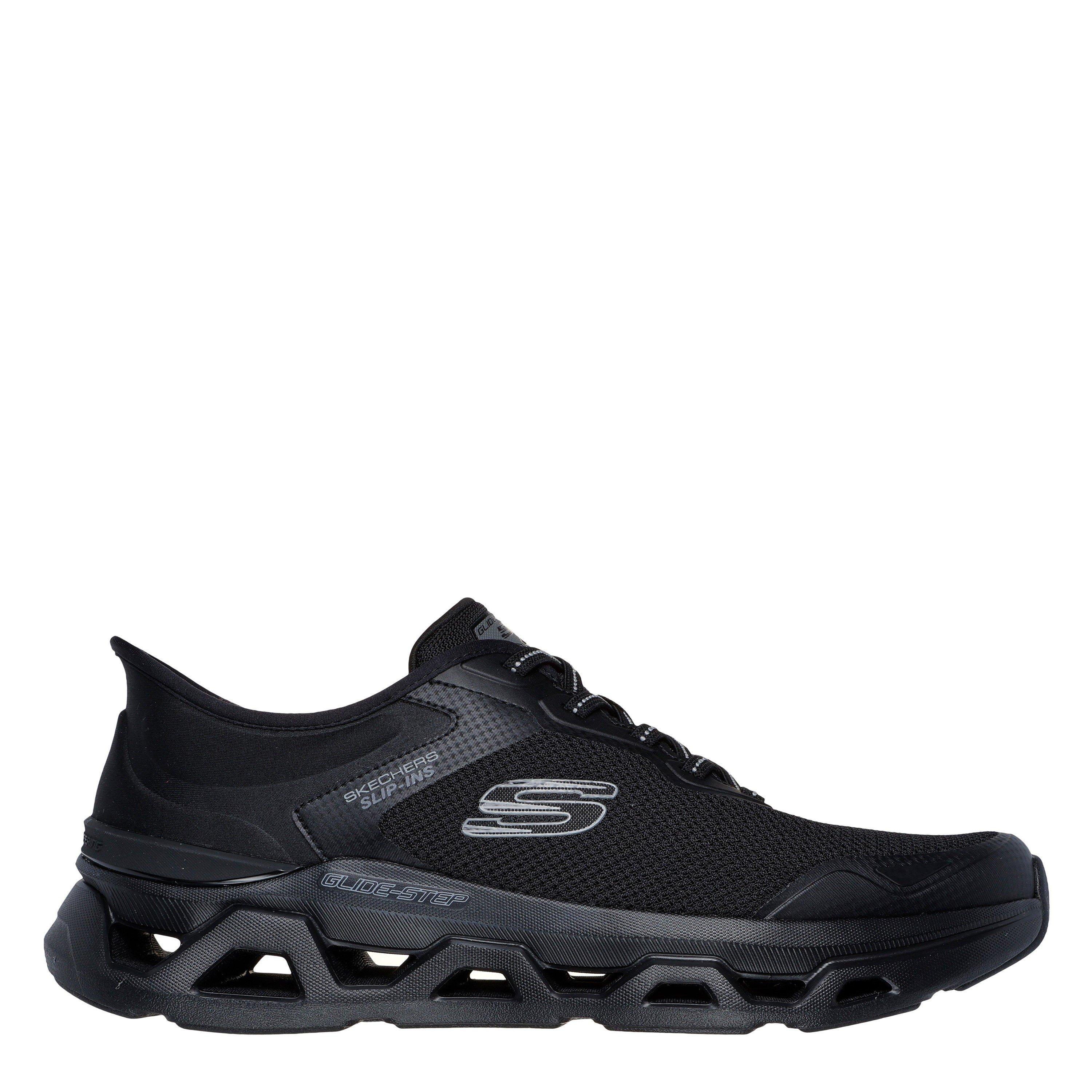 Triple Black - Skechers - Slip-Ins Mesh Lace-Up Sneaker W Ai Slip On Trainers Mens - 1