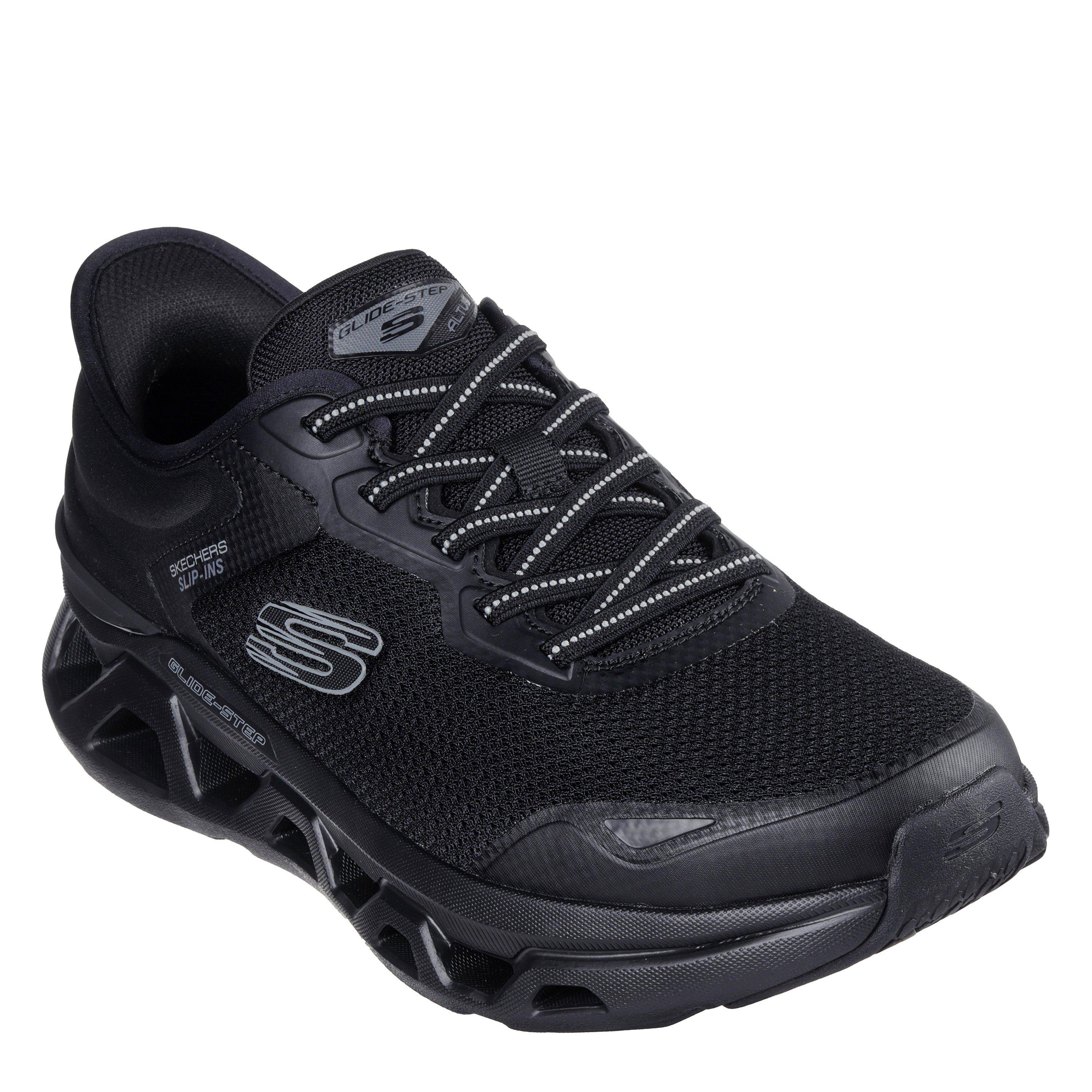 Triple Black - Skechers - Slip-Ins Mesh Lace-Up Sneaker W Ai Slip On Trainers Mens - 3