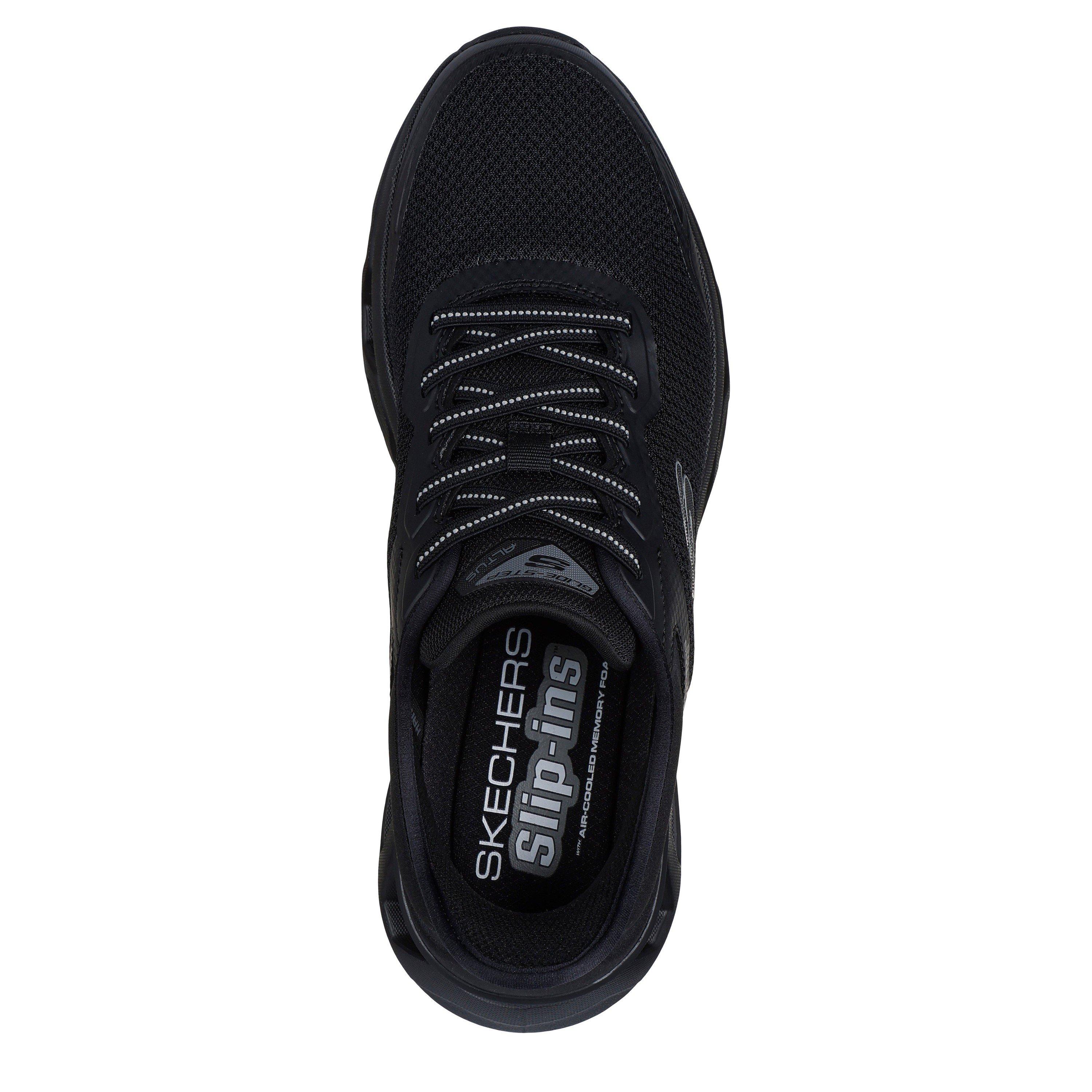 Triple Black - Skechers - Slip-Ins Mesh Lace-Up Sneaker W Ai Slip On Trainers Mens - 4
