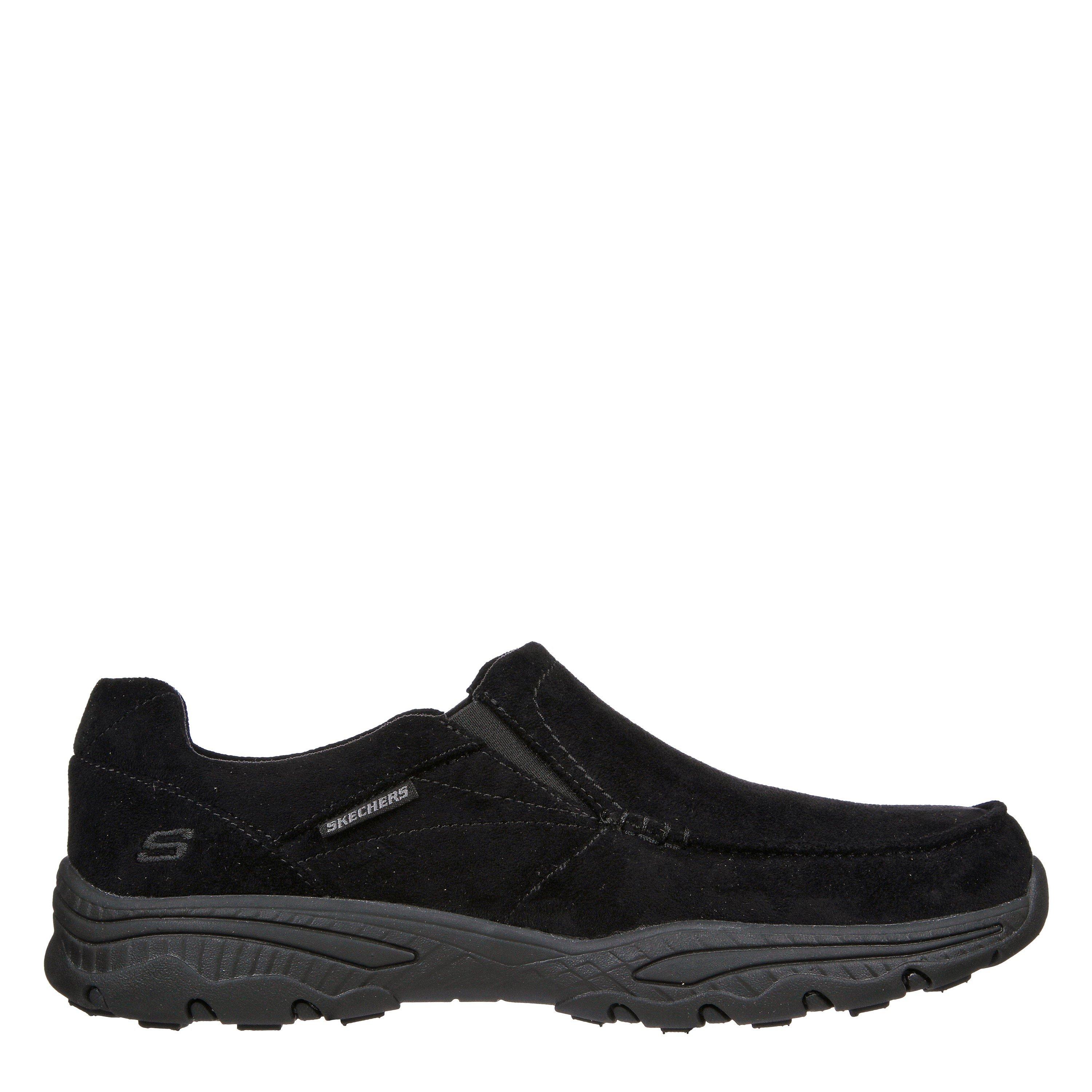 Noir - Skechers - Creston - Garvis Slip On Trainers Mens - 3