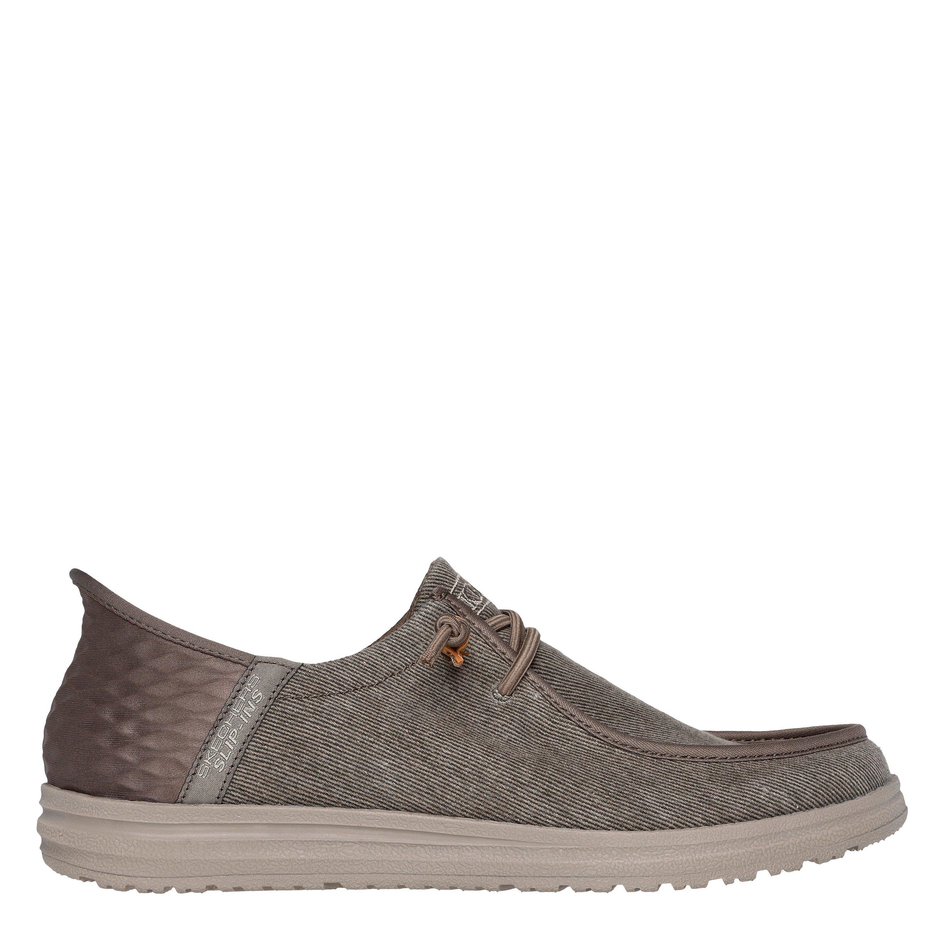 Skechers Men's Melson - Berlaine Slip On Trainers - Khaki - 6.5 (40)