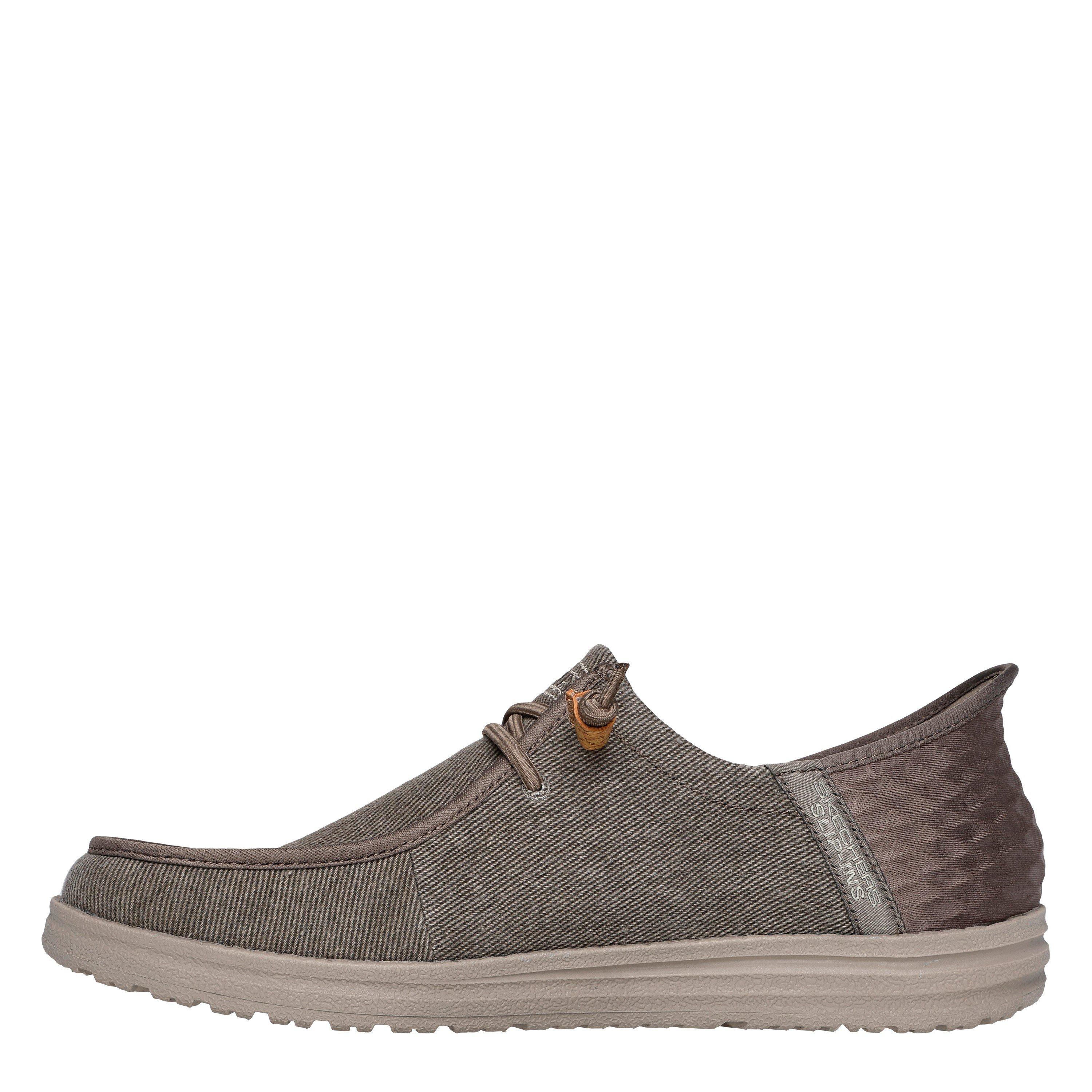 Khaki - Skechers - Melson - Berlaine Slip On Trainers Mens - 2