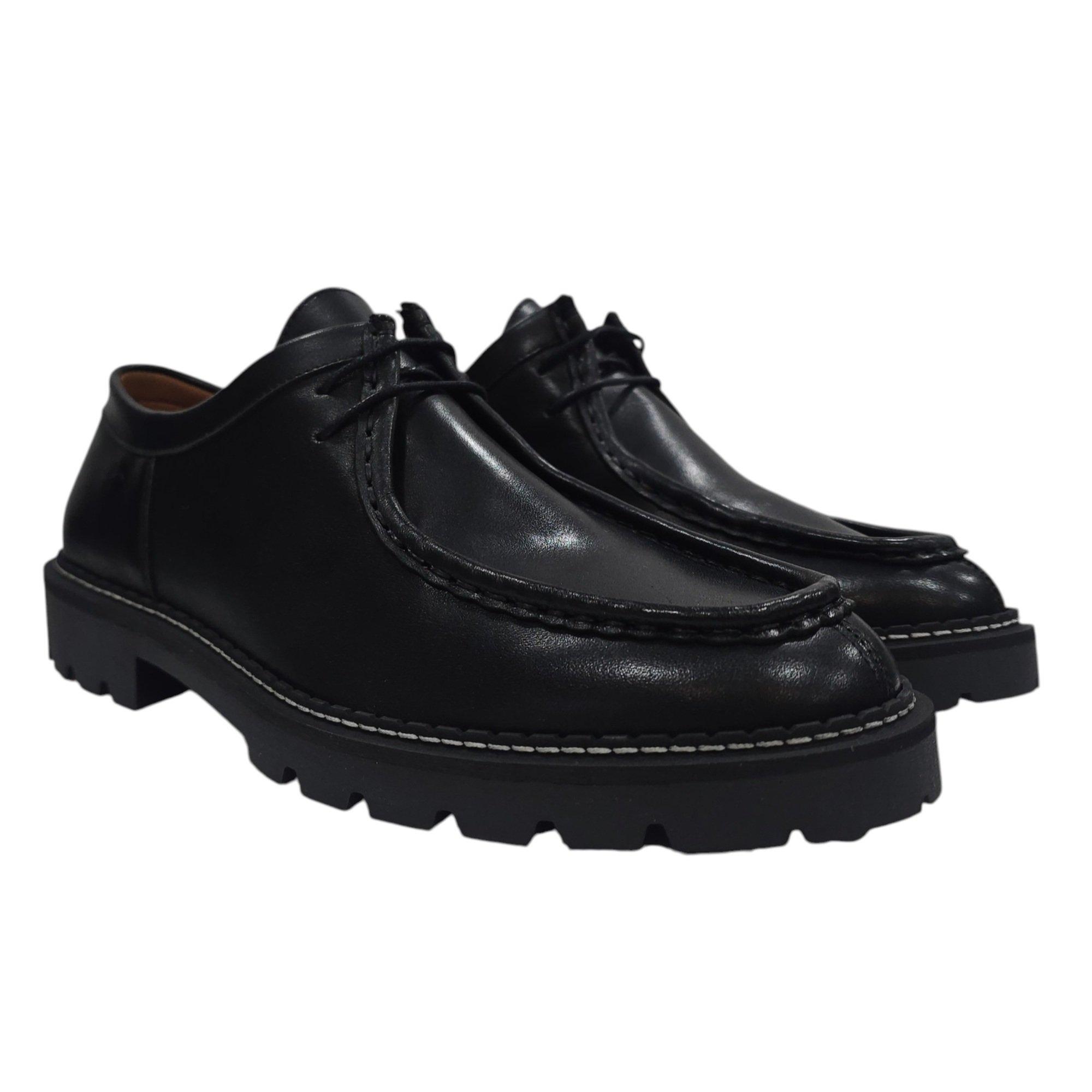 Zwart - Deakins - Men's Kayo Leather Lace Up Derbies - 3