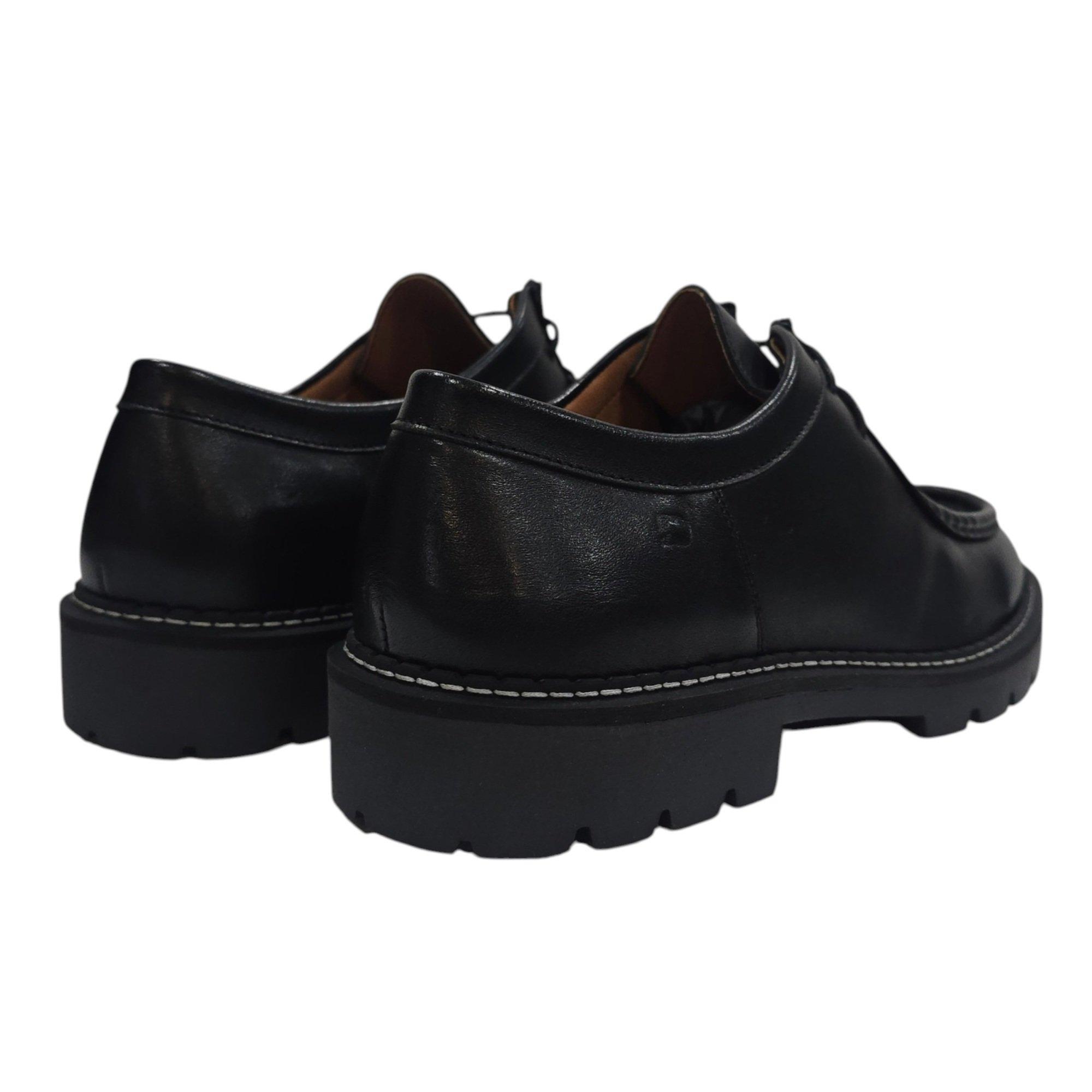 Zwart - Deakins - Men's Kayo Leather Lace Up Derbies - 4