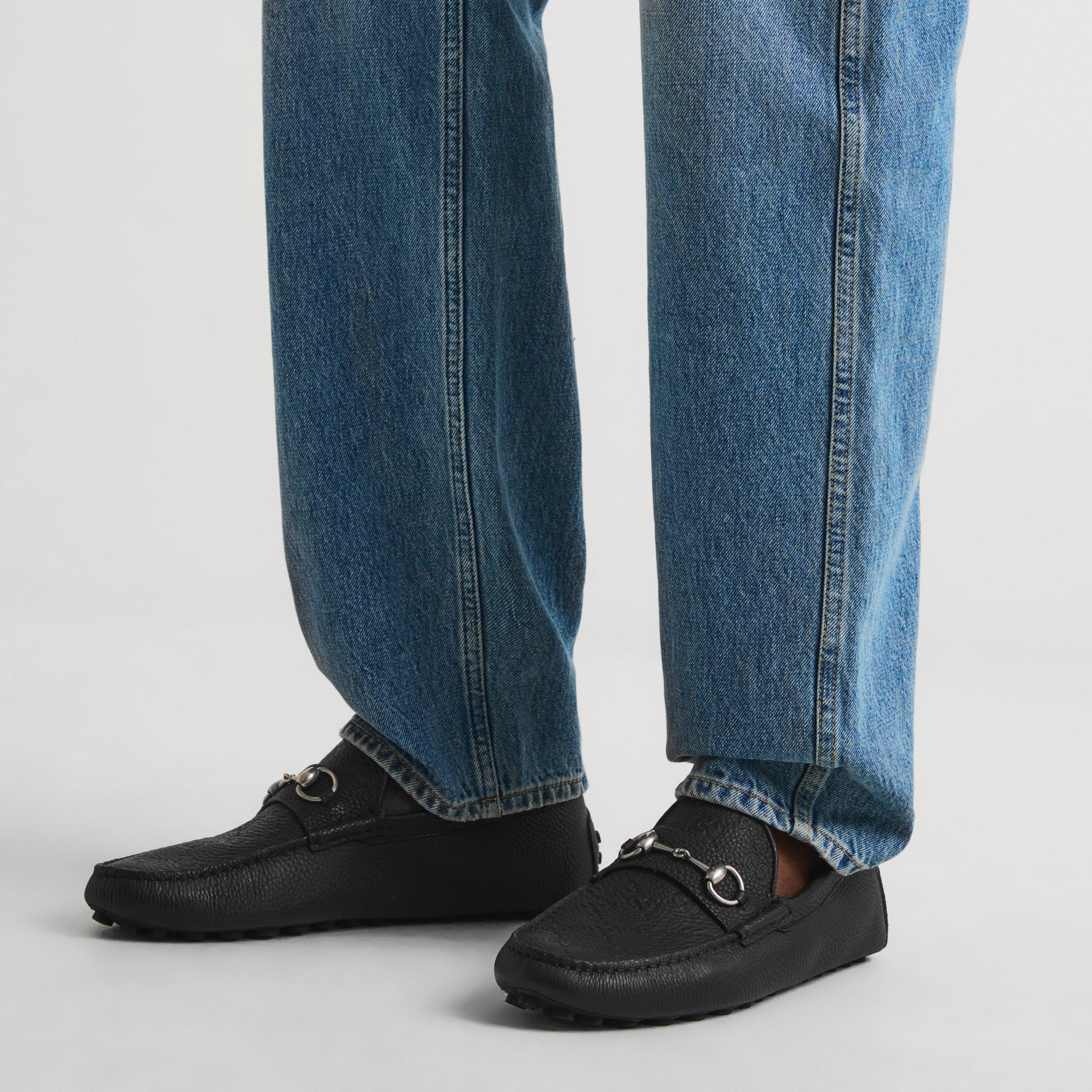 Black - Gucci - Men's Byorn Driver Loafers - 3