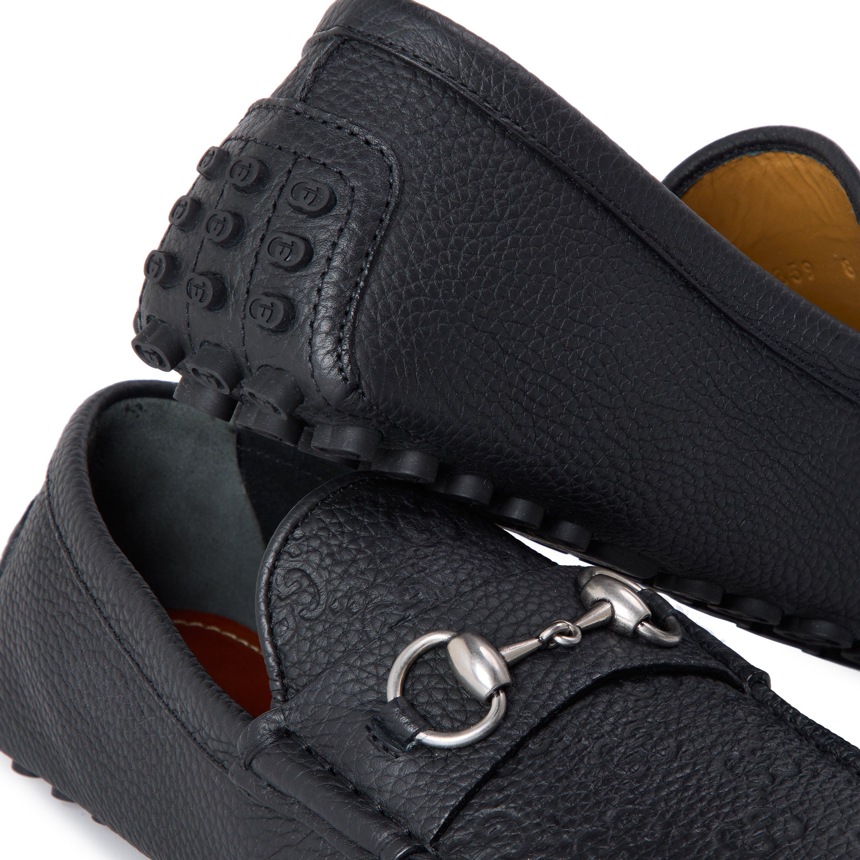 Black - Gucci - Men's Byorn Driver Loafers - 3
