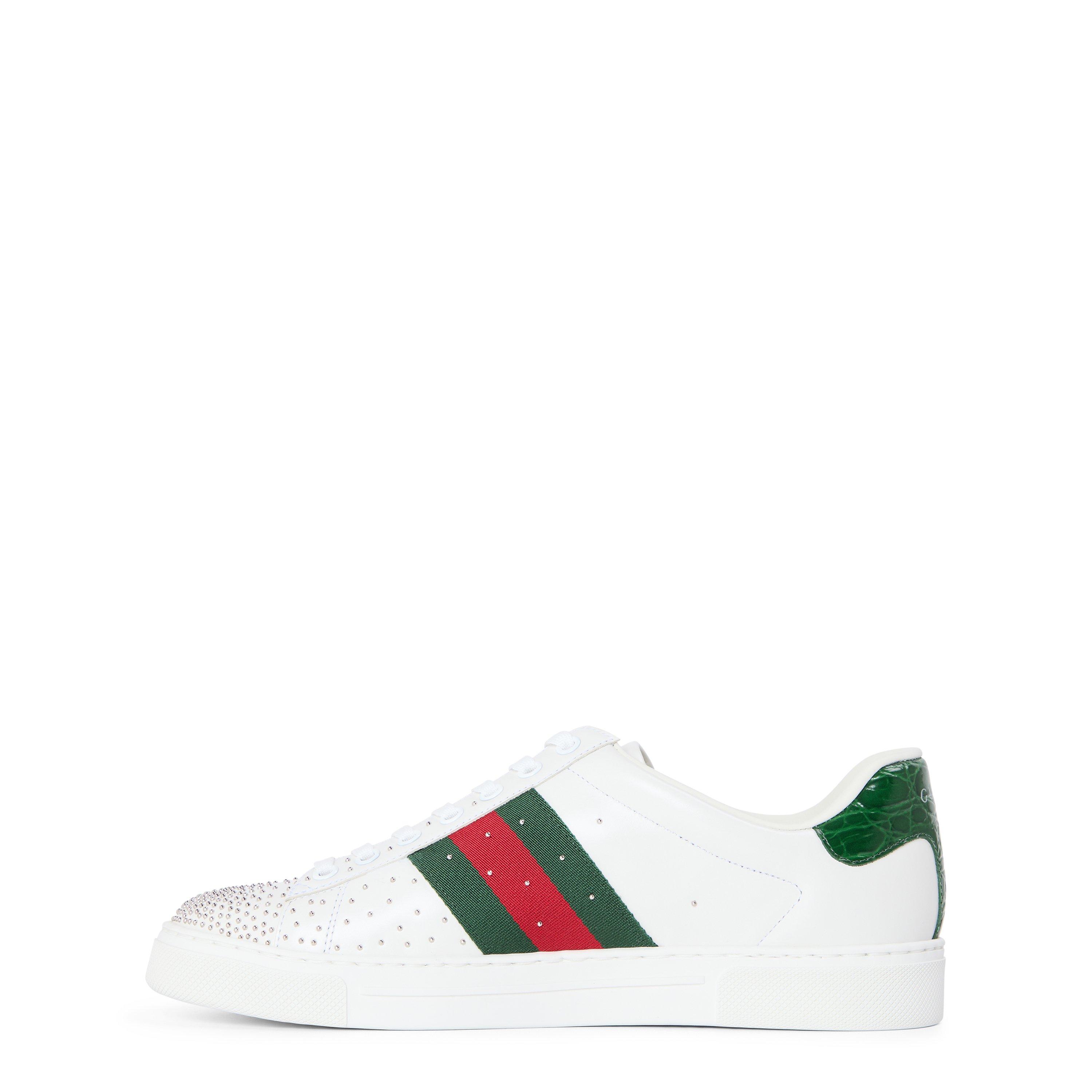 White/GRG - Gucci - Gucci New Ace Stud Sn62 - 2