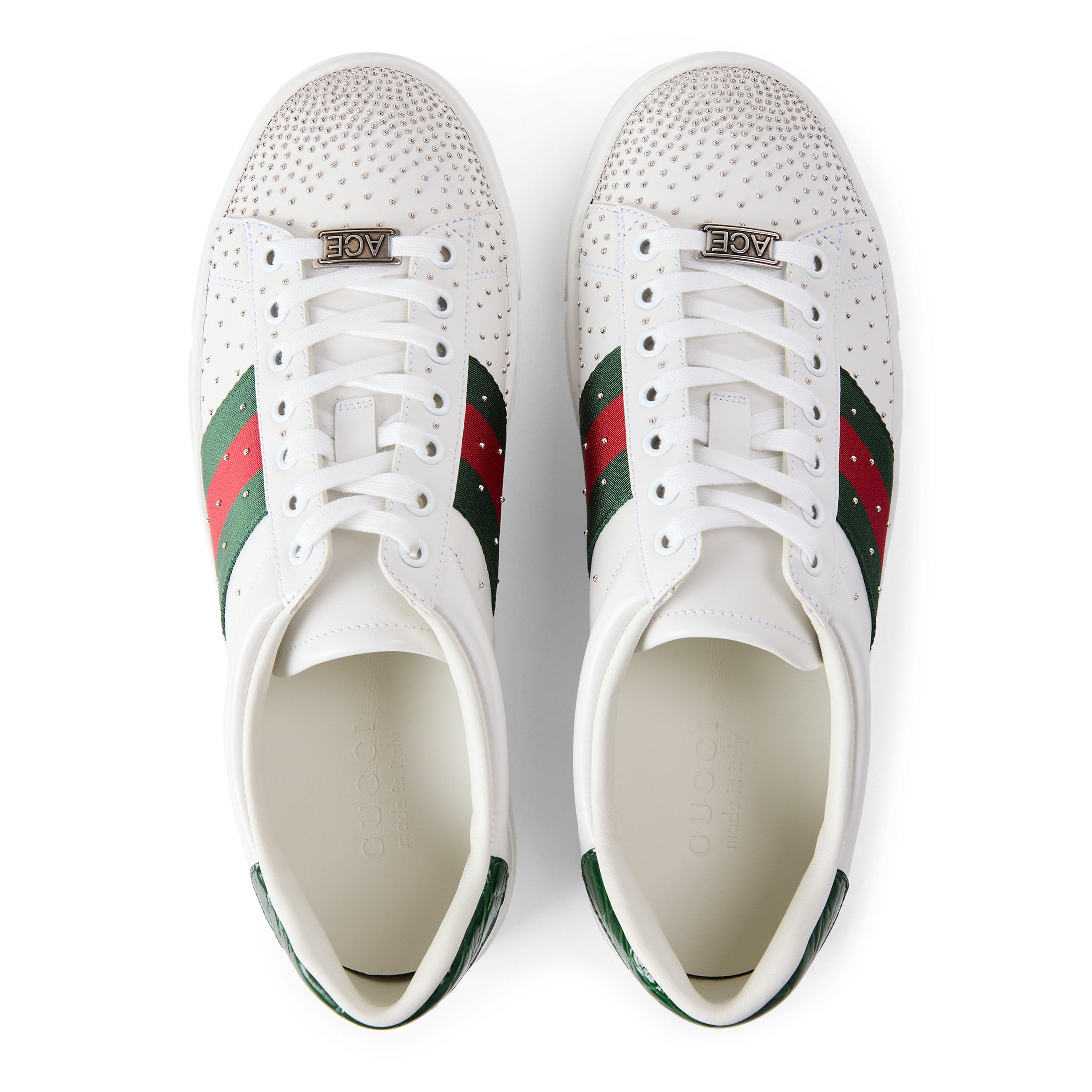 White/GRG - Gucci - Gucci New Ace Stud Sn62 - 3