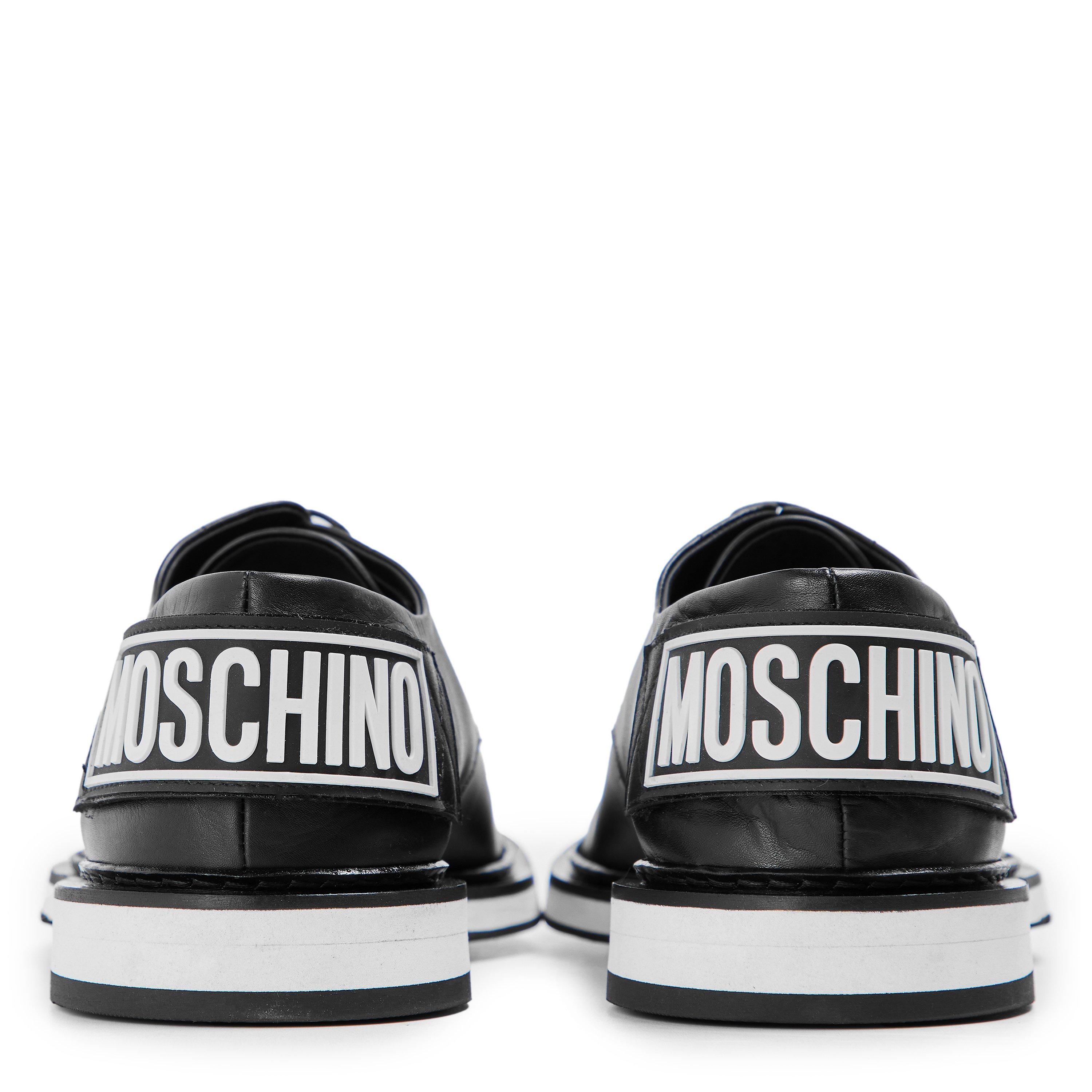 Black - Moschino - Moschino Derby Loafr Sn99 - 3