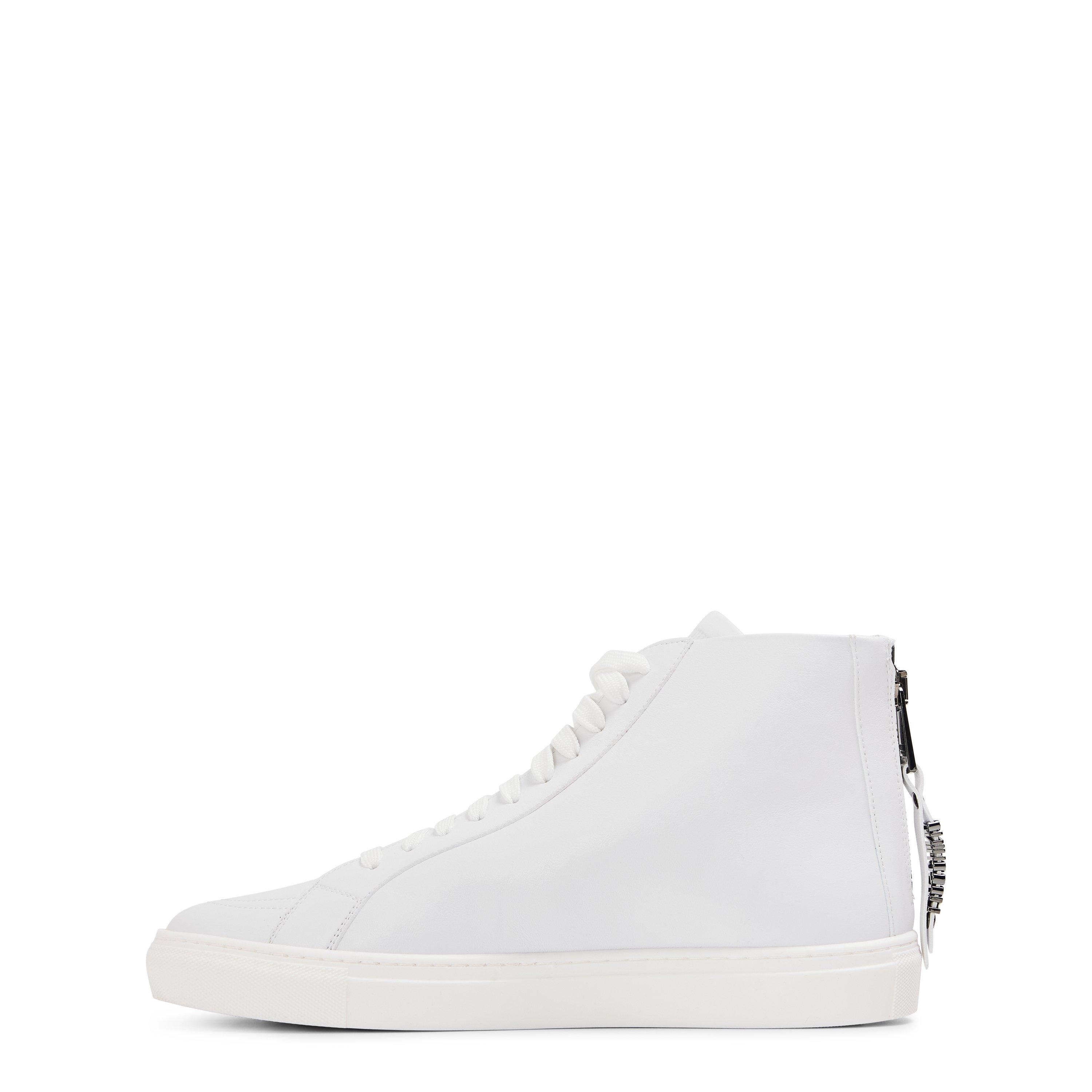 White - Moschino - Men's Court Trainers - 2